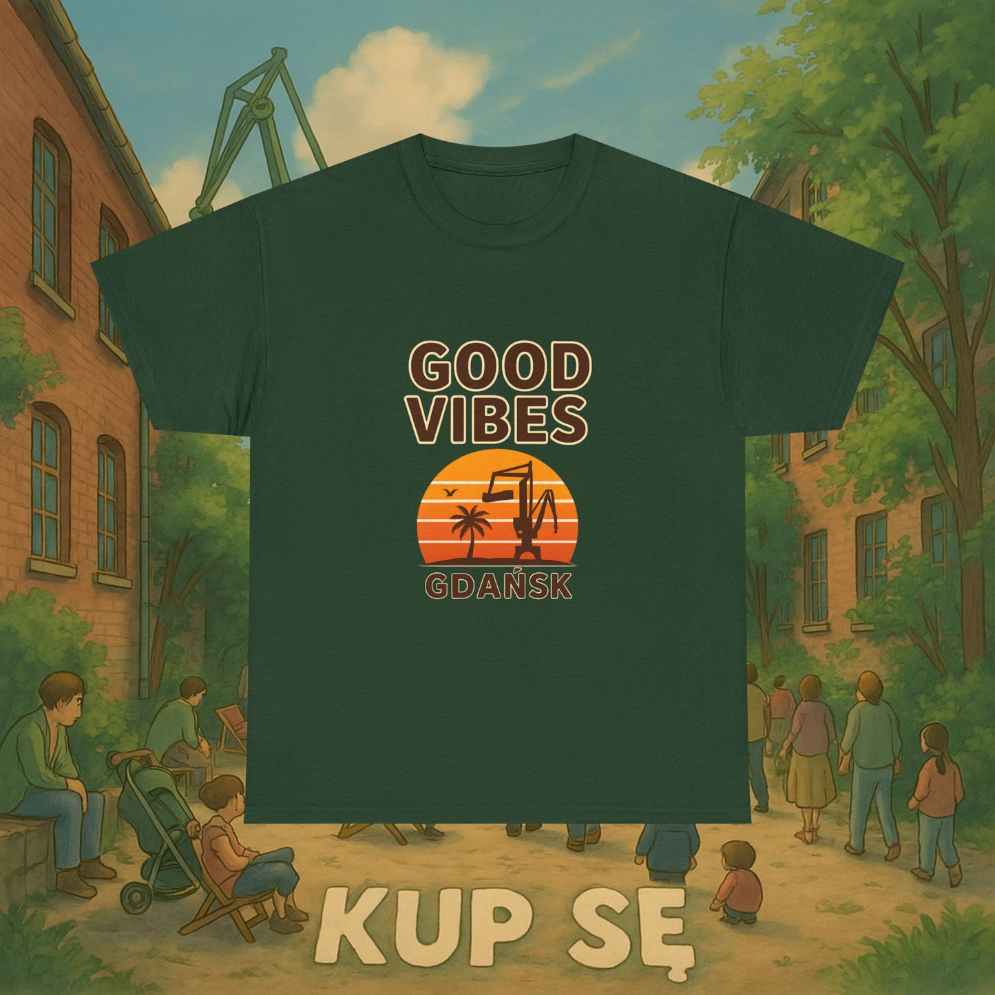 KupSe Good Vibes Style t-shirt - Unisex Heavy Cotton Tee