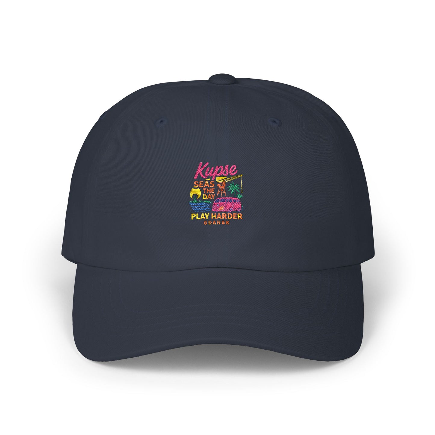 Czapka z daszkiem z grafiką Kup Se Play Harder – modny Dad Cap z charakterem