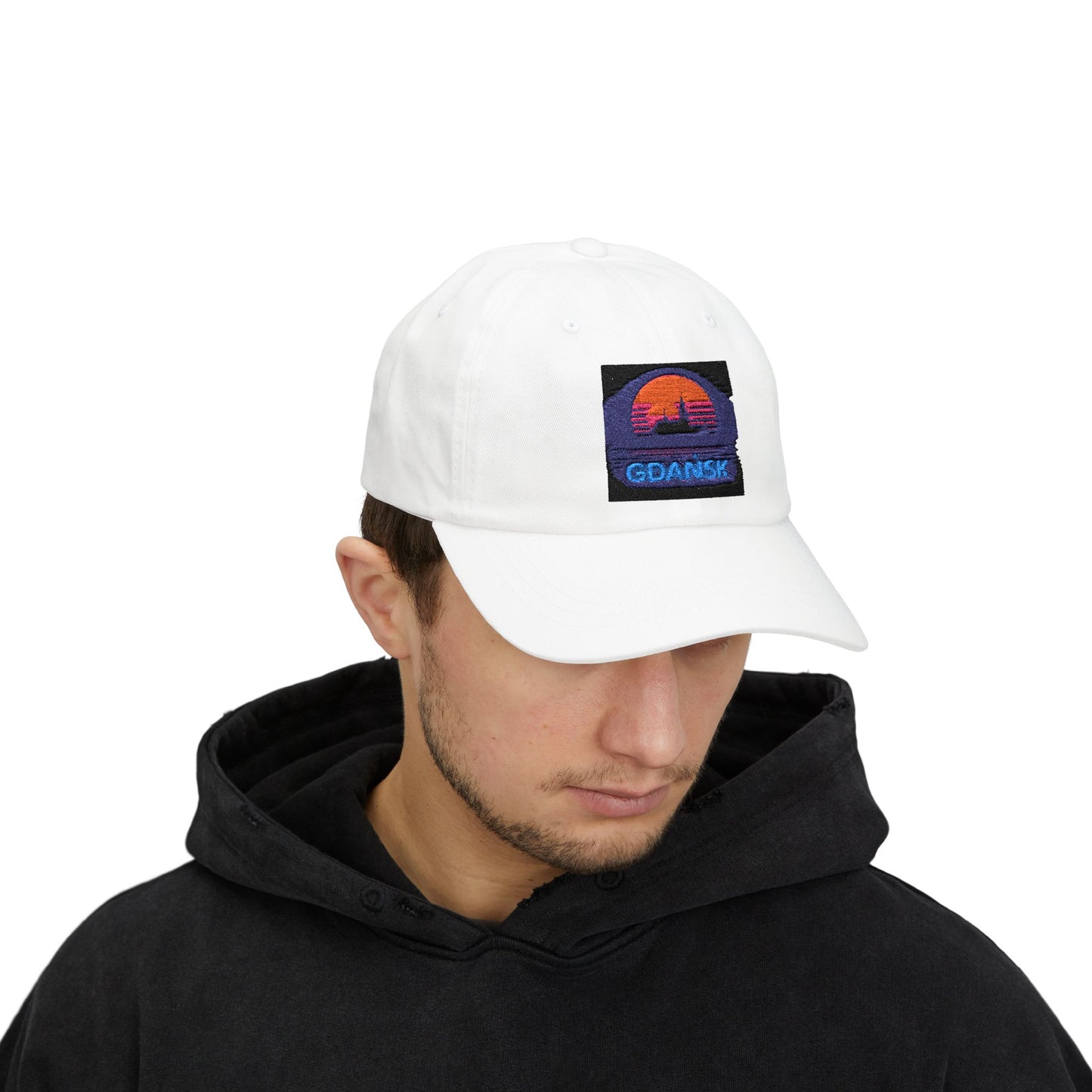 Czapka z daszkiem z grafiką Kup Se Panorama Gdańska – modny Dad Cap z charakterem