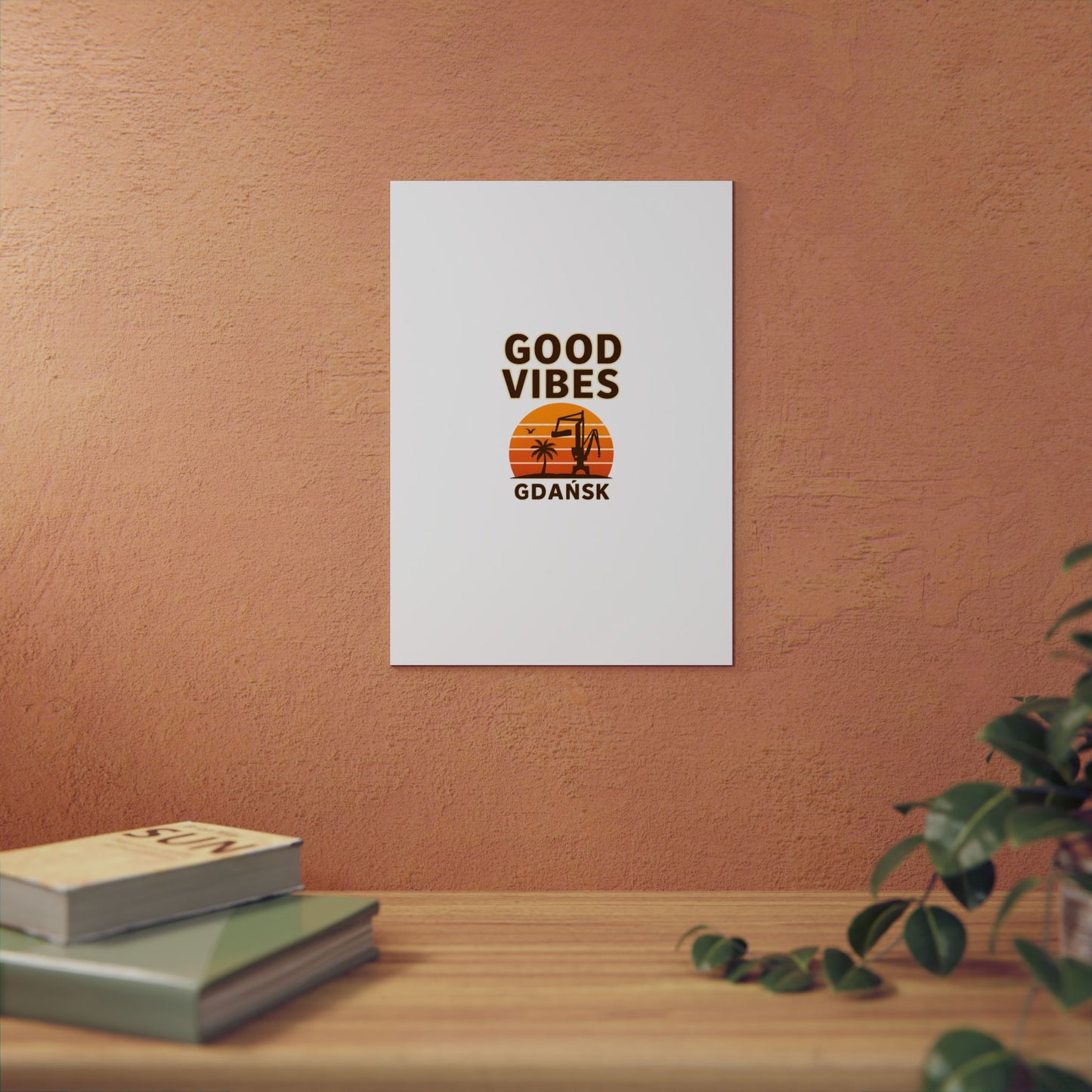Obraz na panelu aluminiowym Good Vibes – trwały wydruk w stylu Kup Se