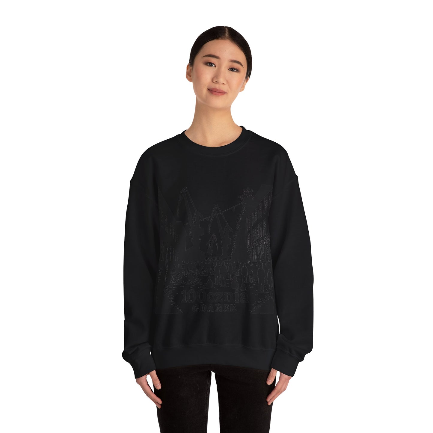 Bluza unisex z grafiką Kup Se 100cznia – klasyczny crewneck i miejski styl