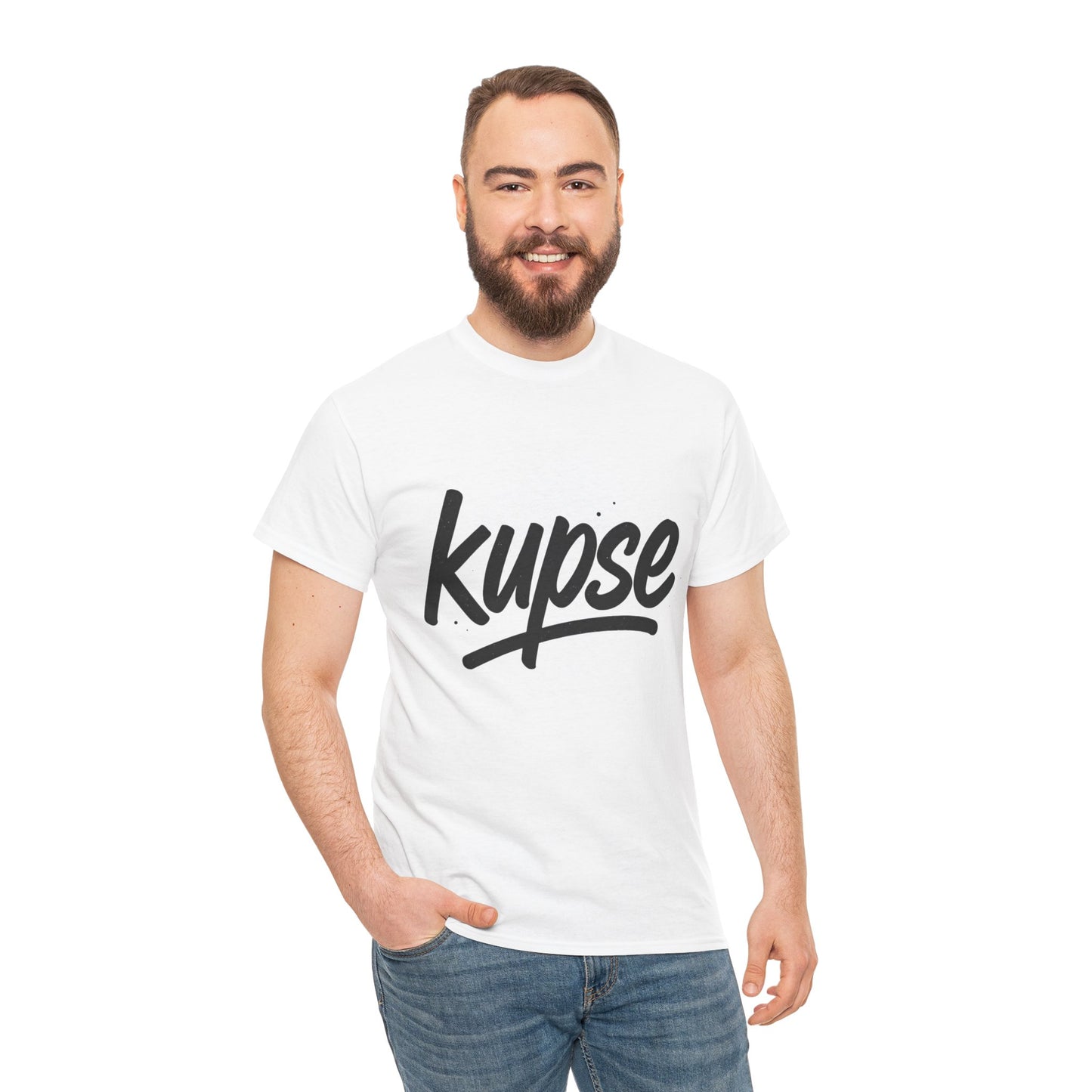 KupSe Logo t-shirt - Unisex Heavy Cotton Tee