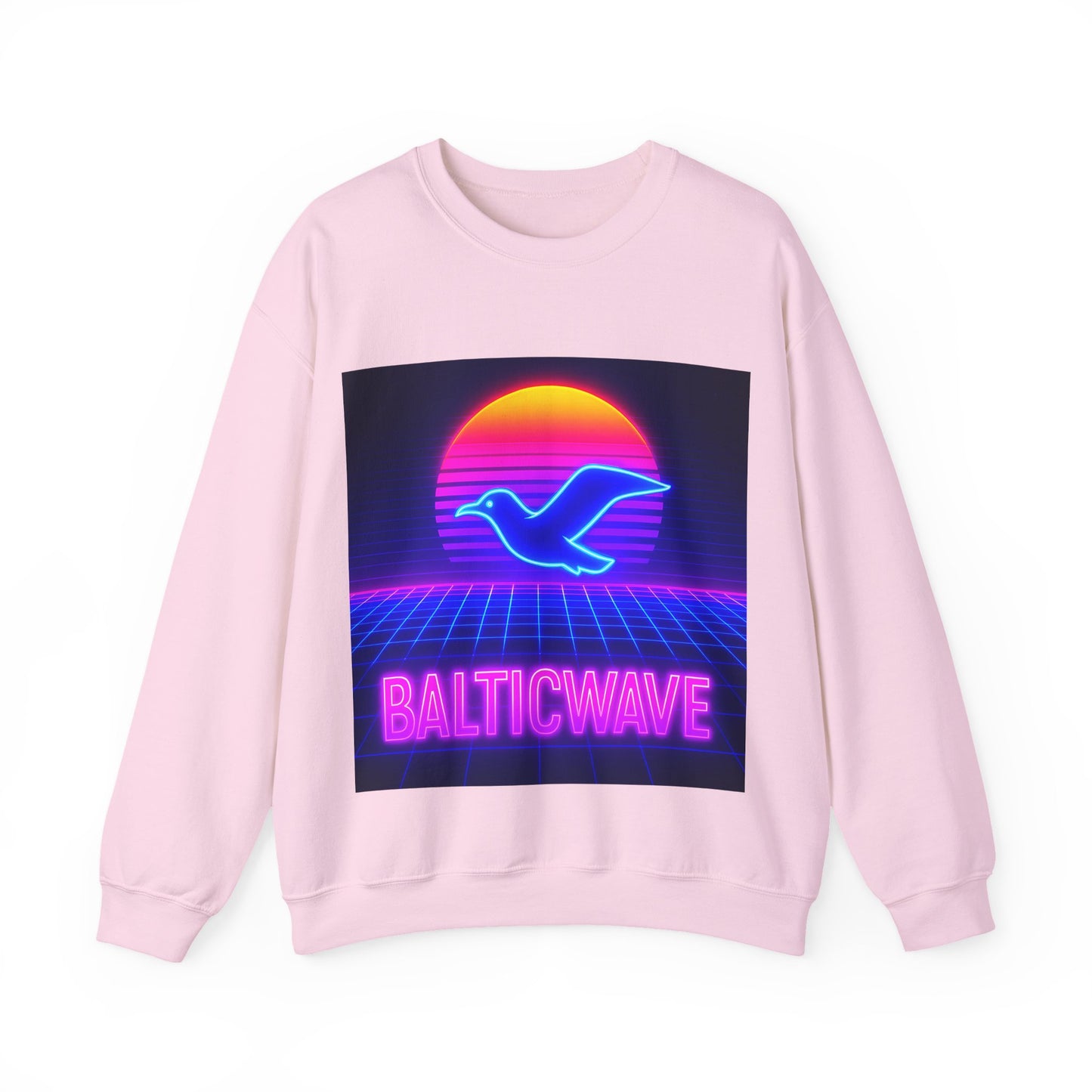 Bluza unisex z grafiką Kup Se Baltic Wave – klasyczny crewneck i miejski styl