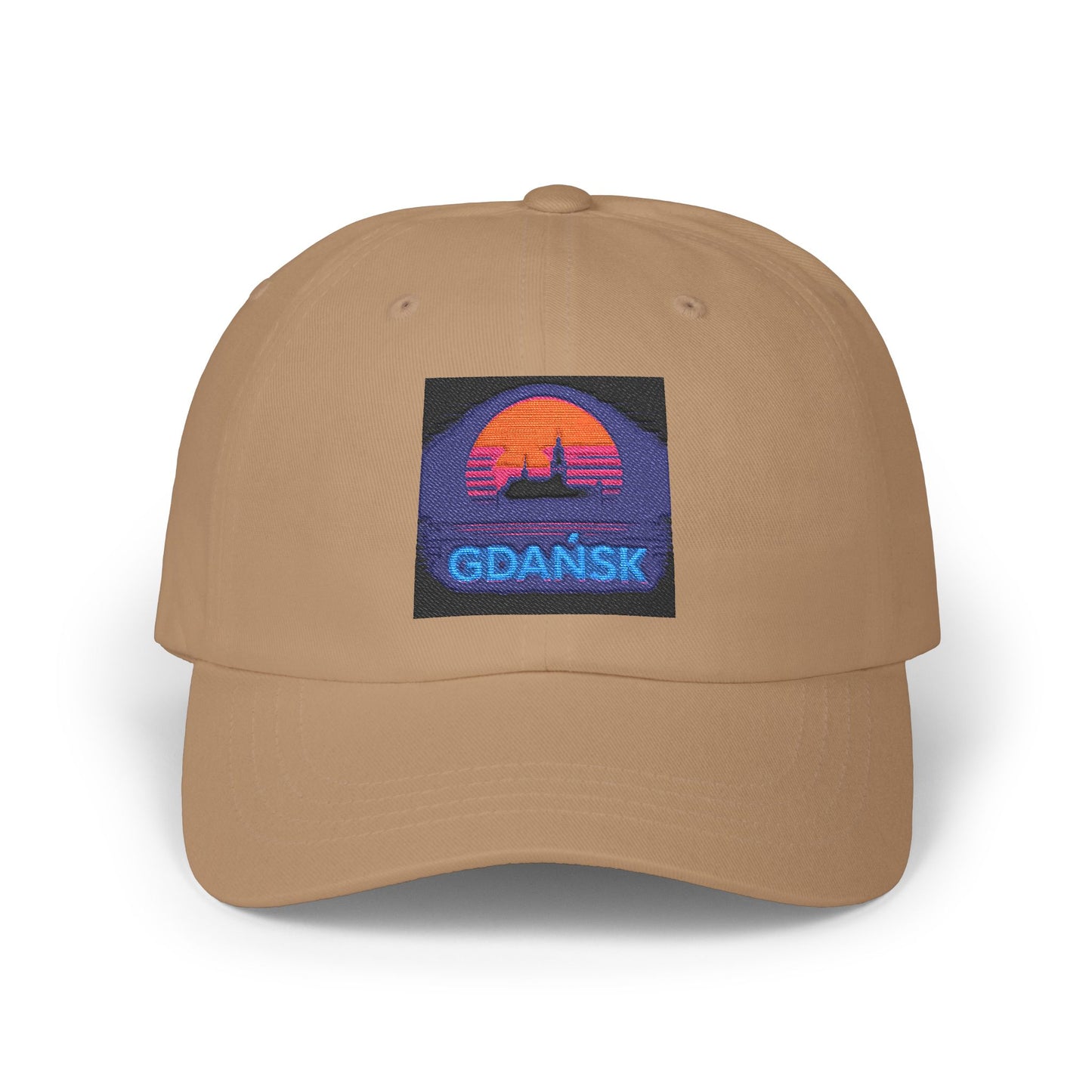 Czapka z daszkiem z grafiką Kup Se Panorama Gdańska – modny Dad Cap z charakterem