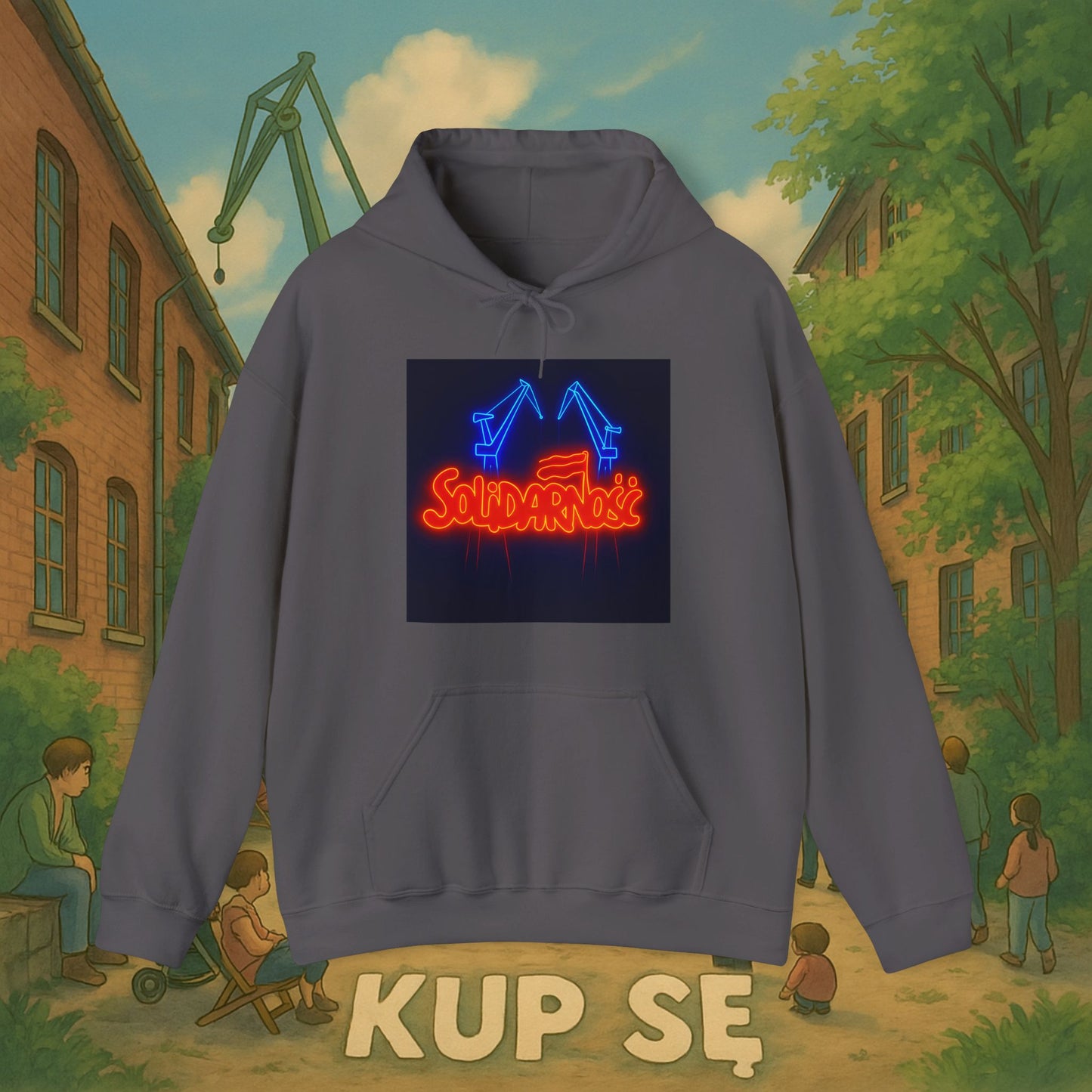 Unisex Heavy Blend Hoodie – Solidarnosc – Kup Se
