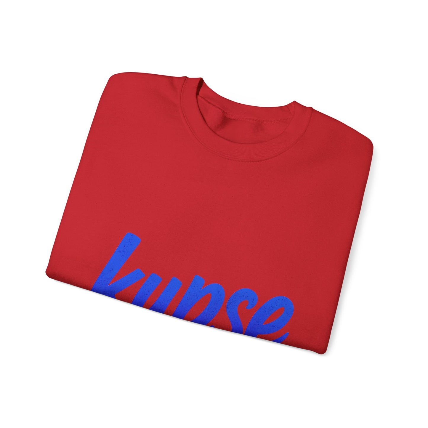 Bluza unisex z grafiką Kup Se Logo Blue – klasyczny crewneck i miejski styl