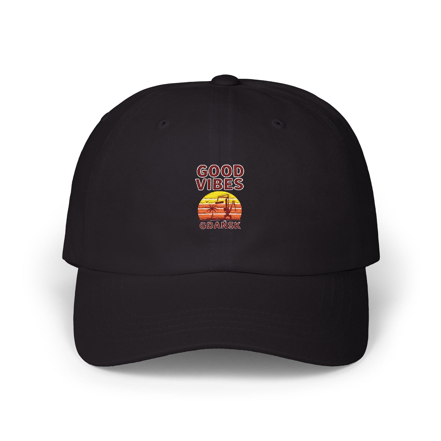 Czapka z daszkiem z grafiką Kup Se Good Vibes – modny Dad Cap z charakterem