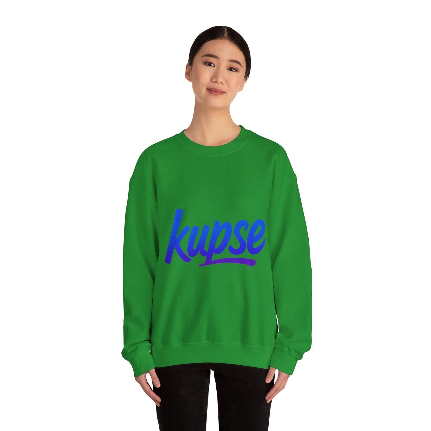 Bluza unisex z grafiką Kup Se Logo Blue – klasyczny crewneck i miejski styl