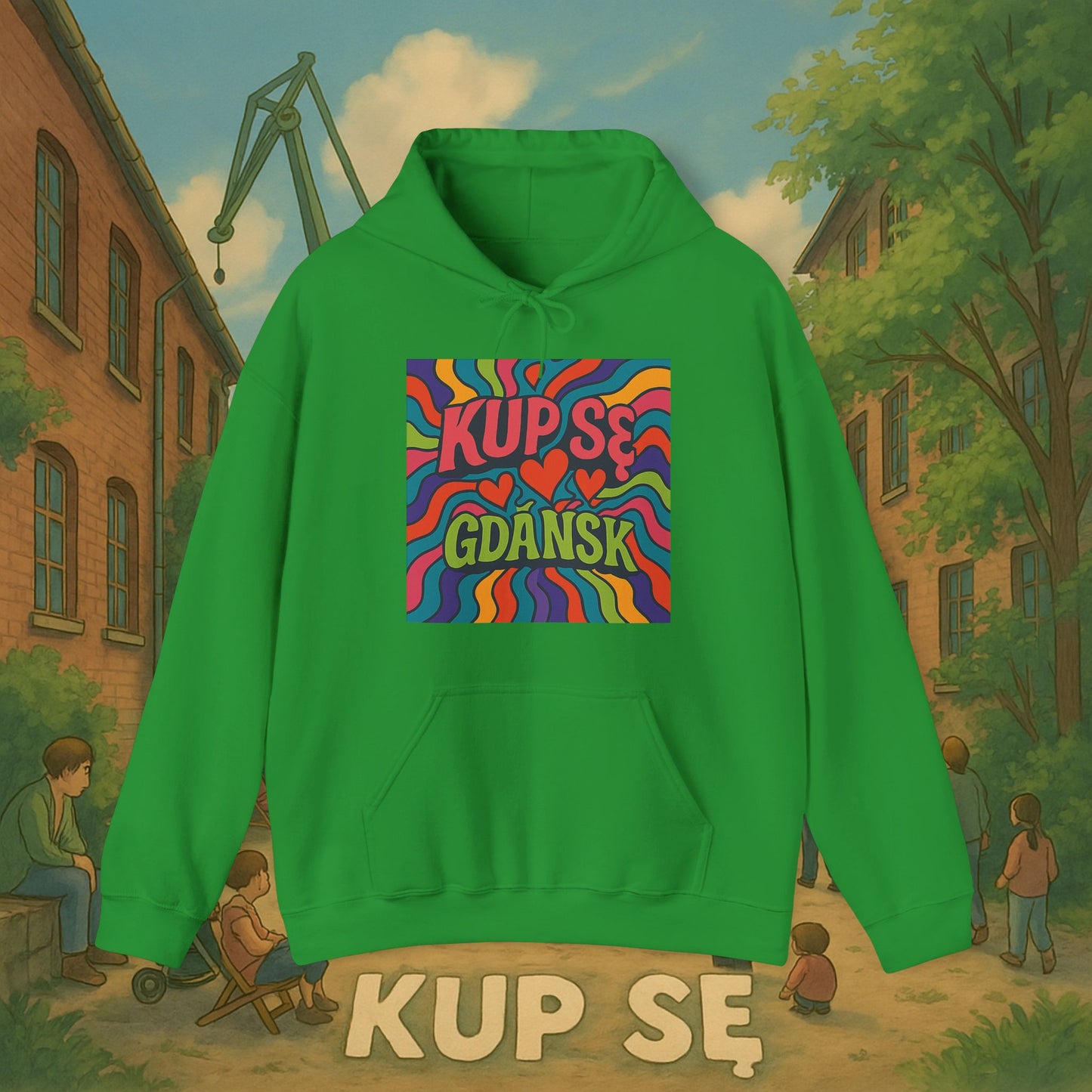 Unisex Heavy Blend Hoodie – Acid – Kup Se