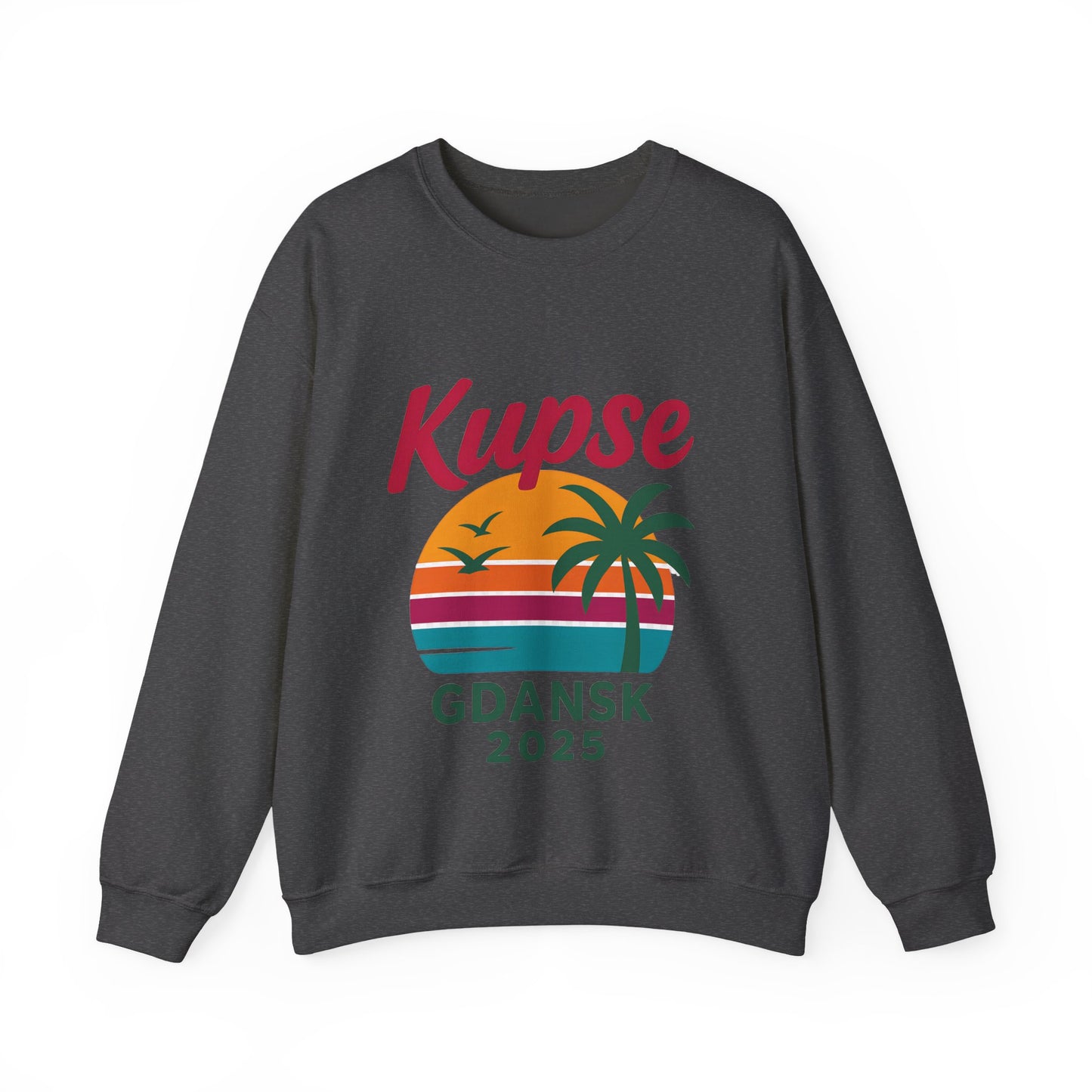 Bluza unisex z grafiką Kup Se 90s – klasyczny crewneck i miejski styl