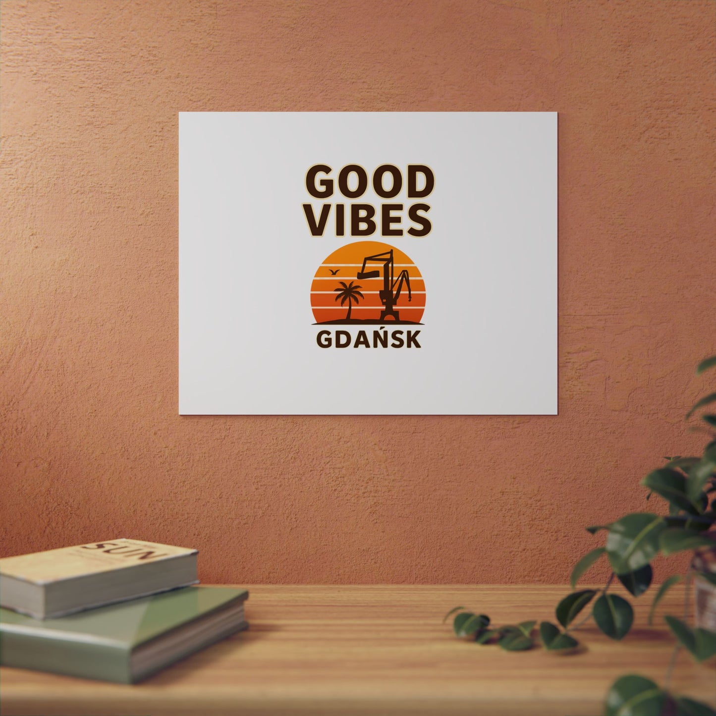 Obraz na panelu aluminiowym Good Vibes – trwały wydruk w stylu Kup Se