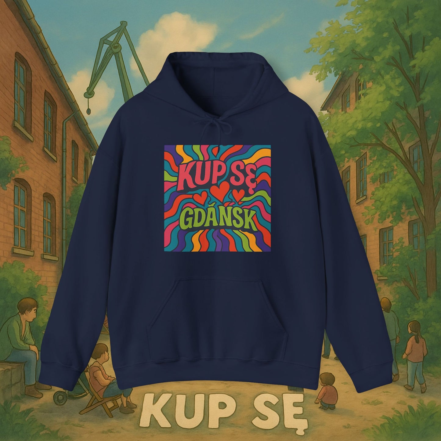 Unisex Heavy Blend Hoodie – Acid – Kup Se