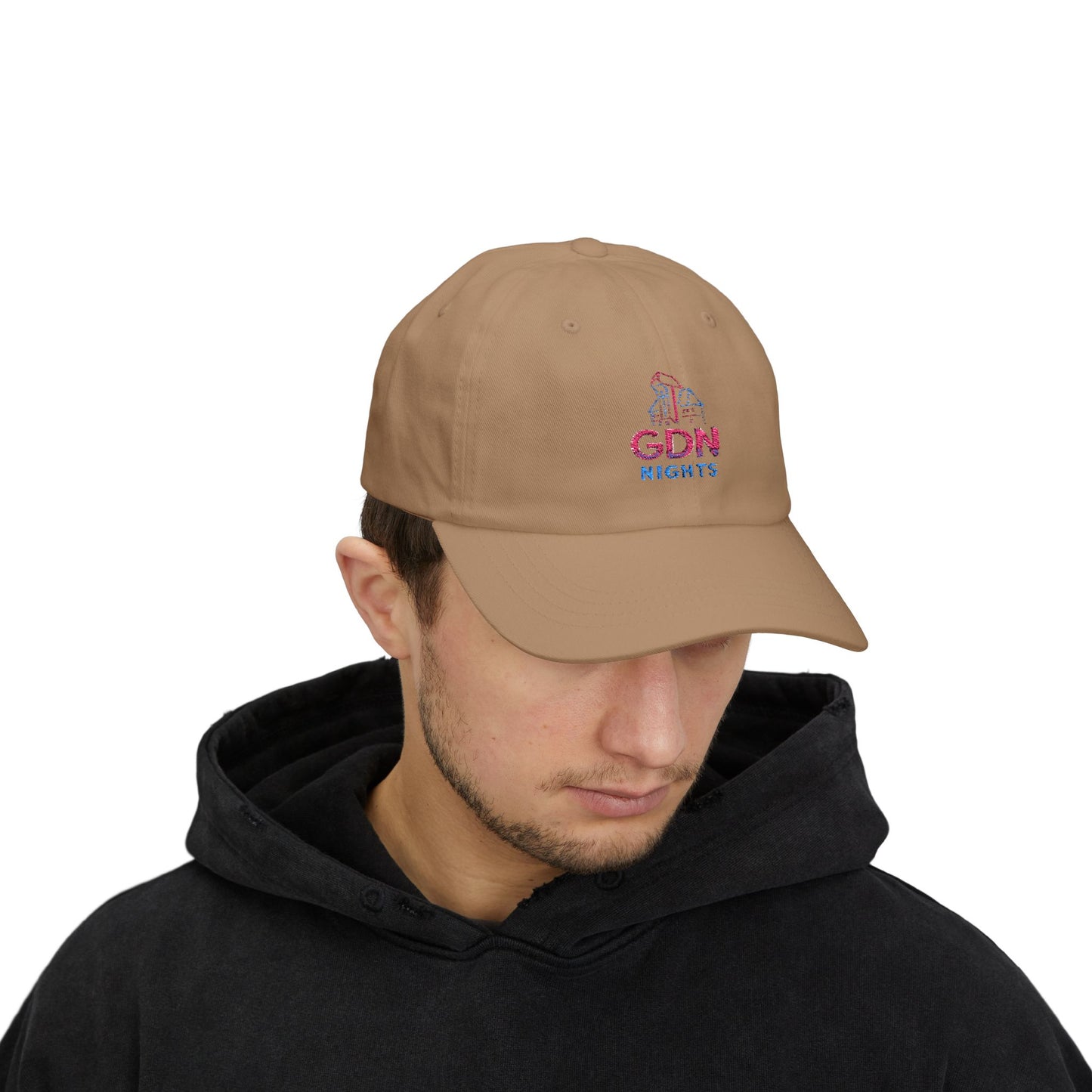 Czapka z daszkiem z grafiką Kup Se GDN Nights – modny Dad Cap z charakterem