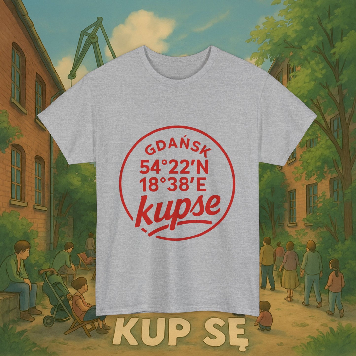 KupSe Koordynaty Style t-shirt - Unisex Heavy Cotton Tee