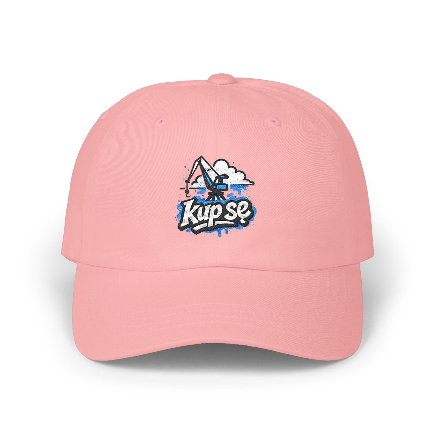 Czapka z daszkiem z grafiką Kup Se Dźwig – modny Dad Cap z charakterem