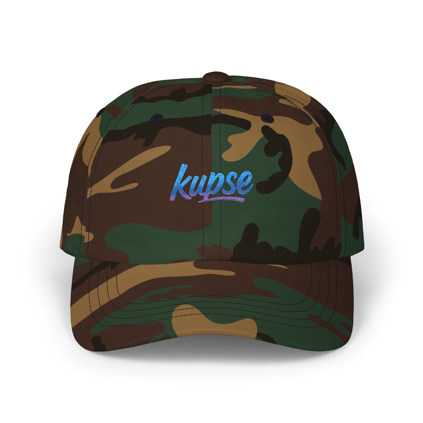 Czapka z daszkiem z grafiką Kup Se Logo Blue – modny Dad Cap z charakterem