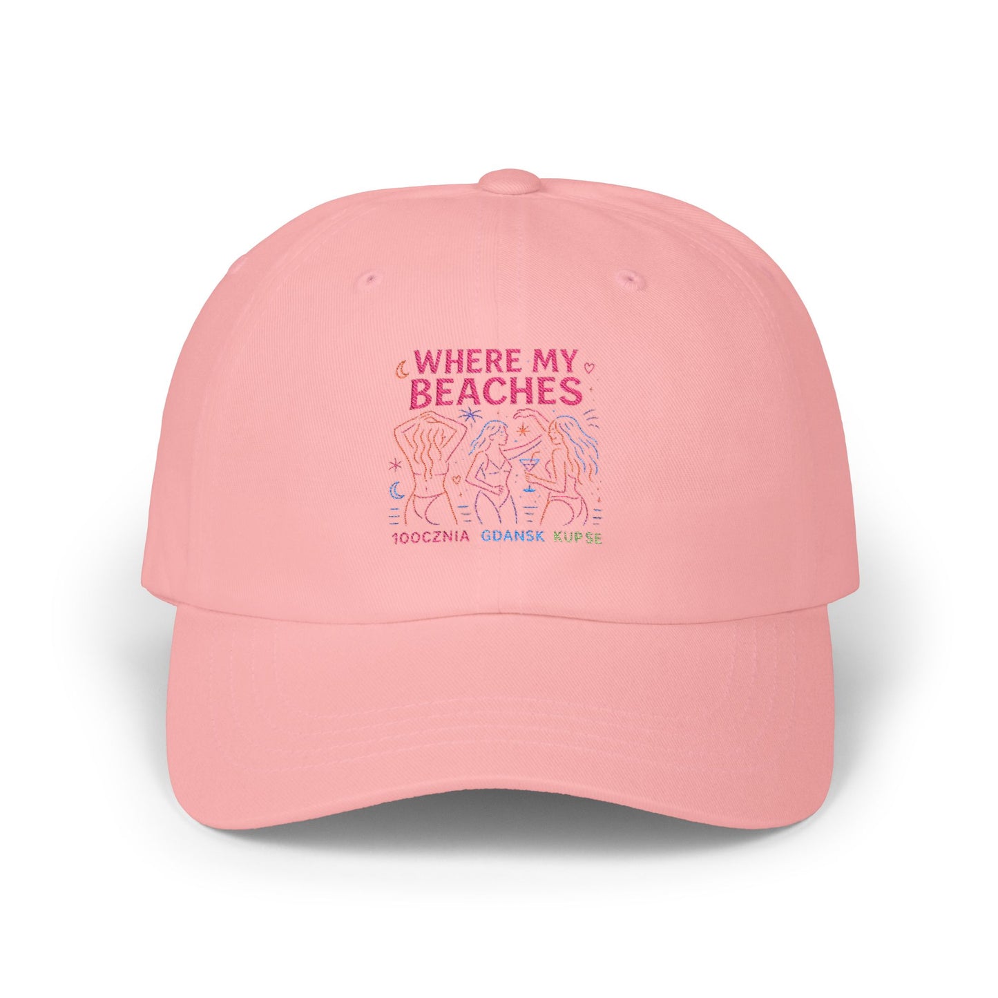 Czapka z daszkiem z grafiką Kup Se Where My Beaches – modny Dad Cap z charakterem