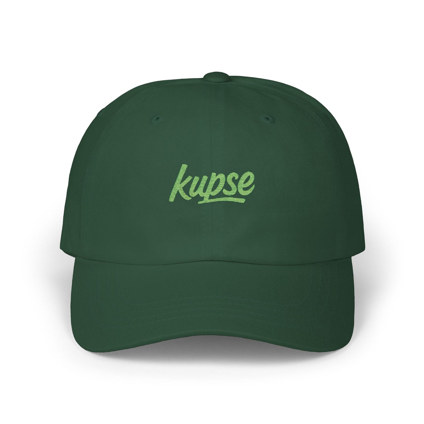 Czapka z daszkiem z grafiką Kup Se Logo Green – modny Dad Cap z charakterem