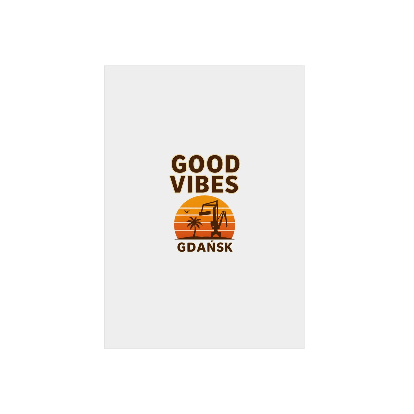 Obraz na panelu aluminiowym Good Vibes – trwały wydruk w stylu Kup Se