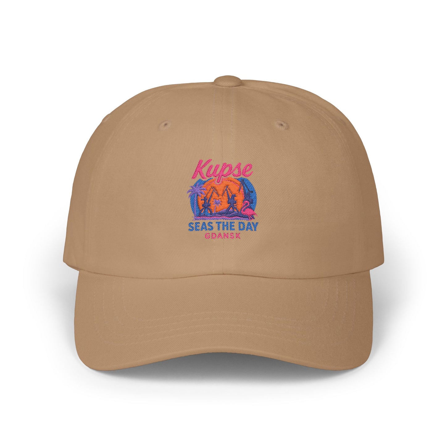 Czapka z daszkiem z grafiką Kup Se Seas The Day – modny Dad Cap z charakterem