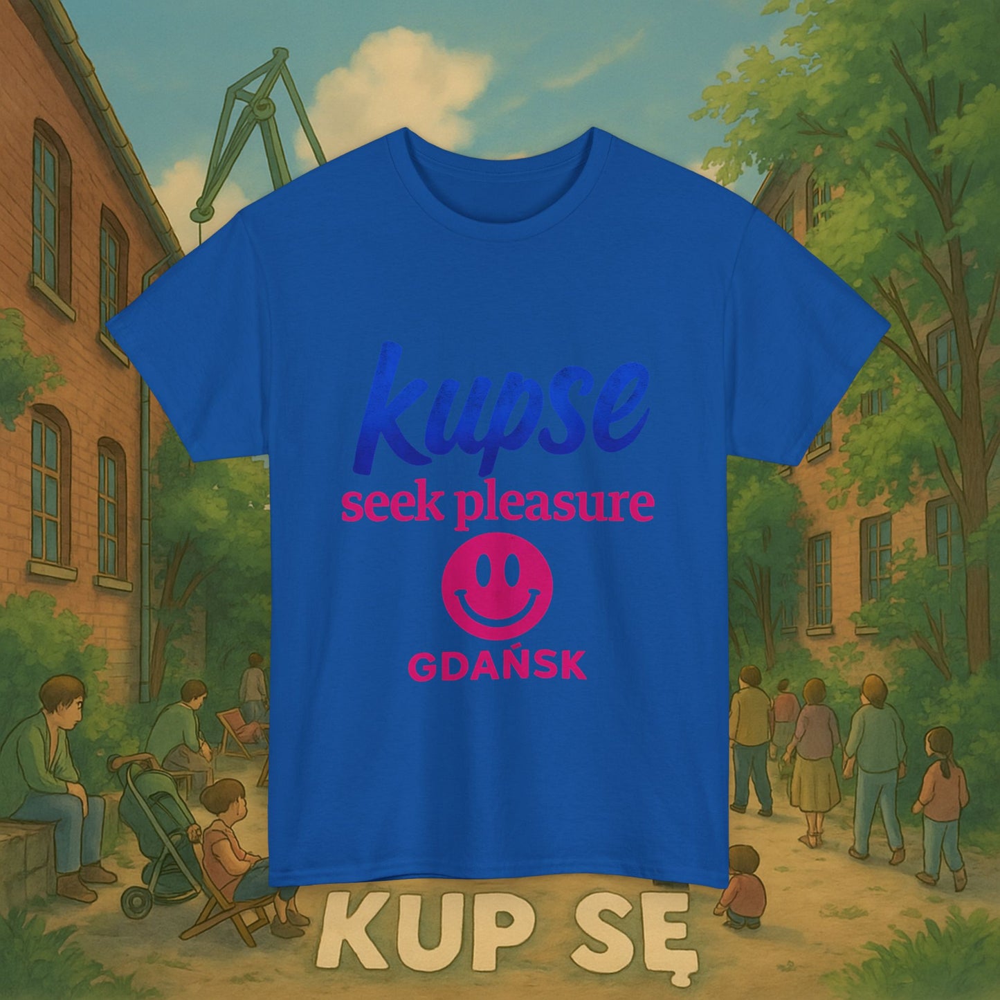 KupSe seek pleasure Style t-shirt - Unisex Heavy Cotton Tee