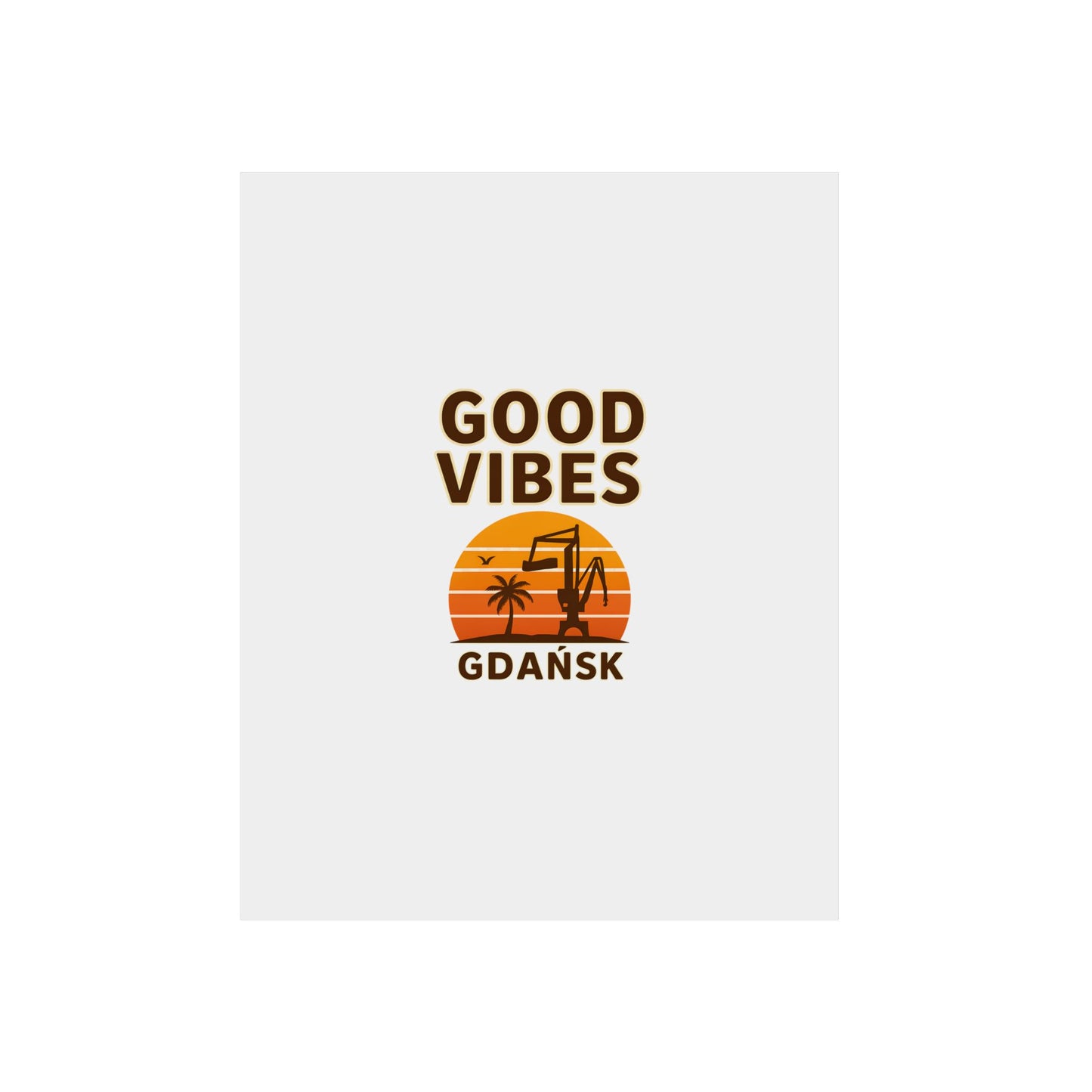 Obraz na panelu aluminiowym Good Vibes – trwały wydruk w stylu Kup Se