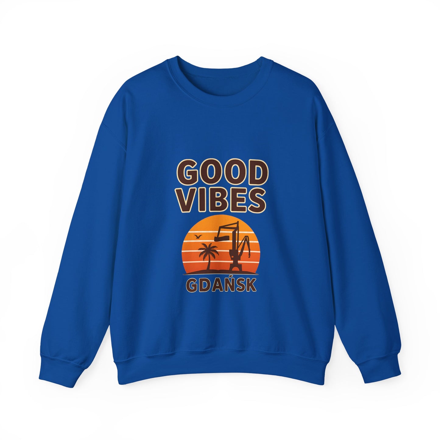 Bluza unisex z grafiką Kup Se Good Vibes – klasyczny crewneck i miejski styl