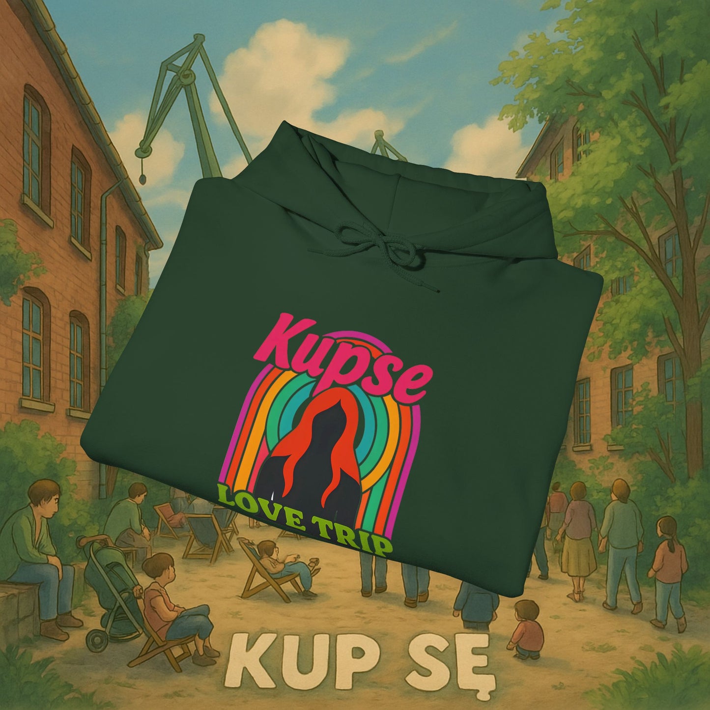 Unisex Heavy Blend Hoodie – Love Trip – Kup Se