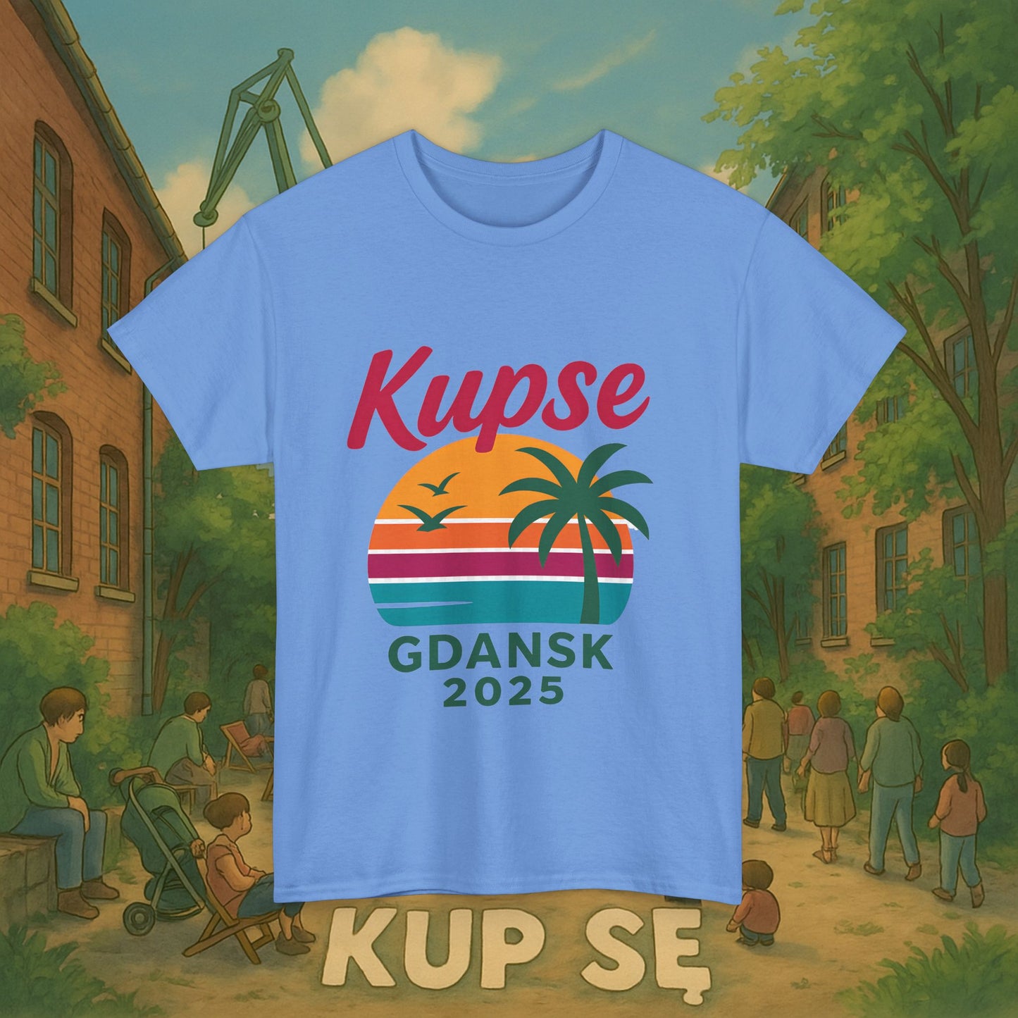 KupSe 90's Style t-shirt - Unisex Heavy Cotton Tee