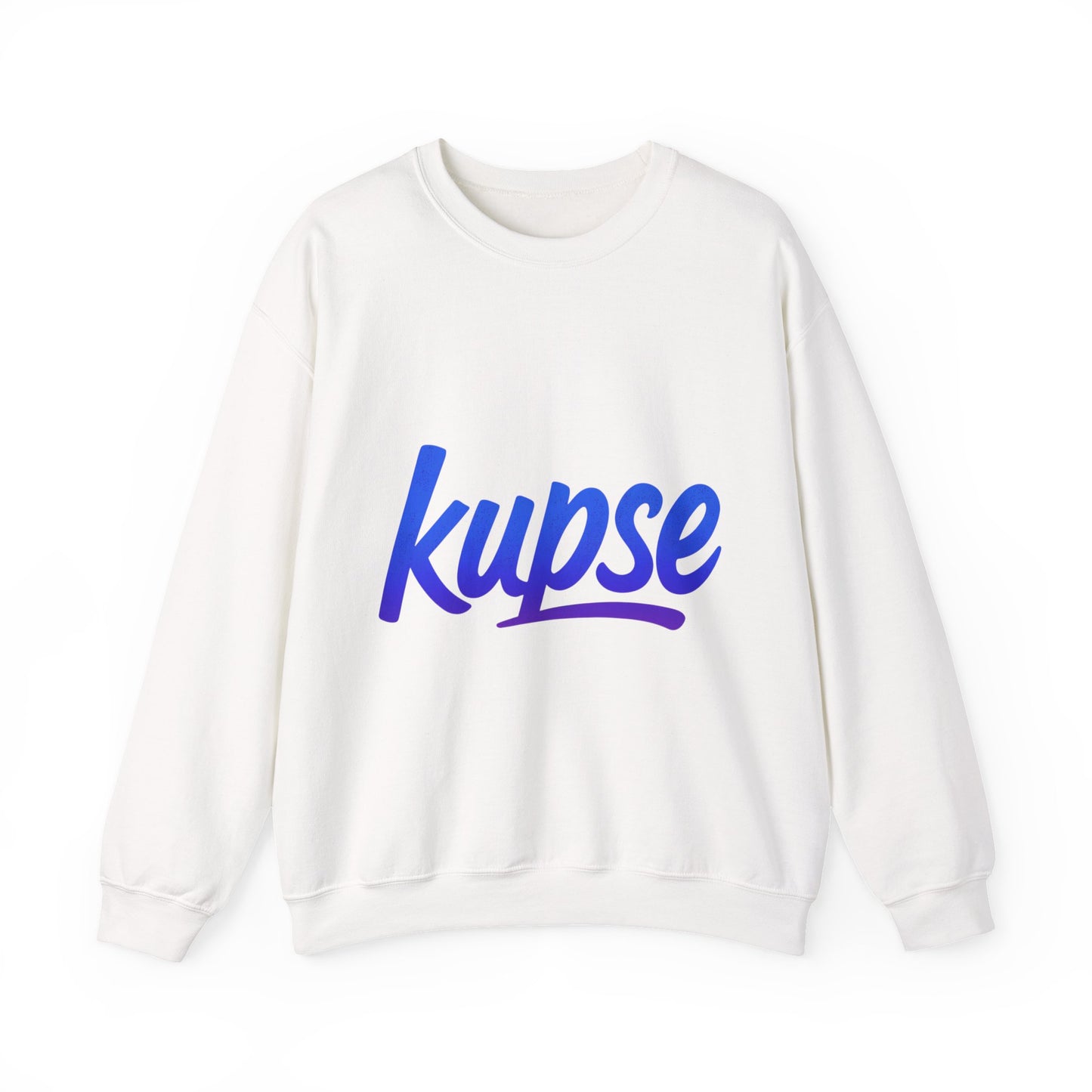 Bluza unisex z grafiką Kup Se Logo Blue – klasyczny crewneck i miejski styl