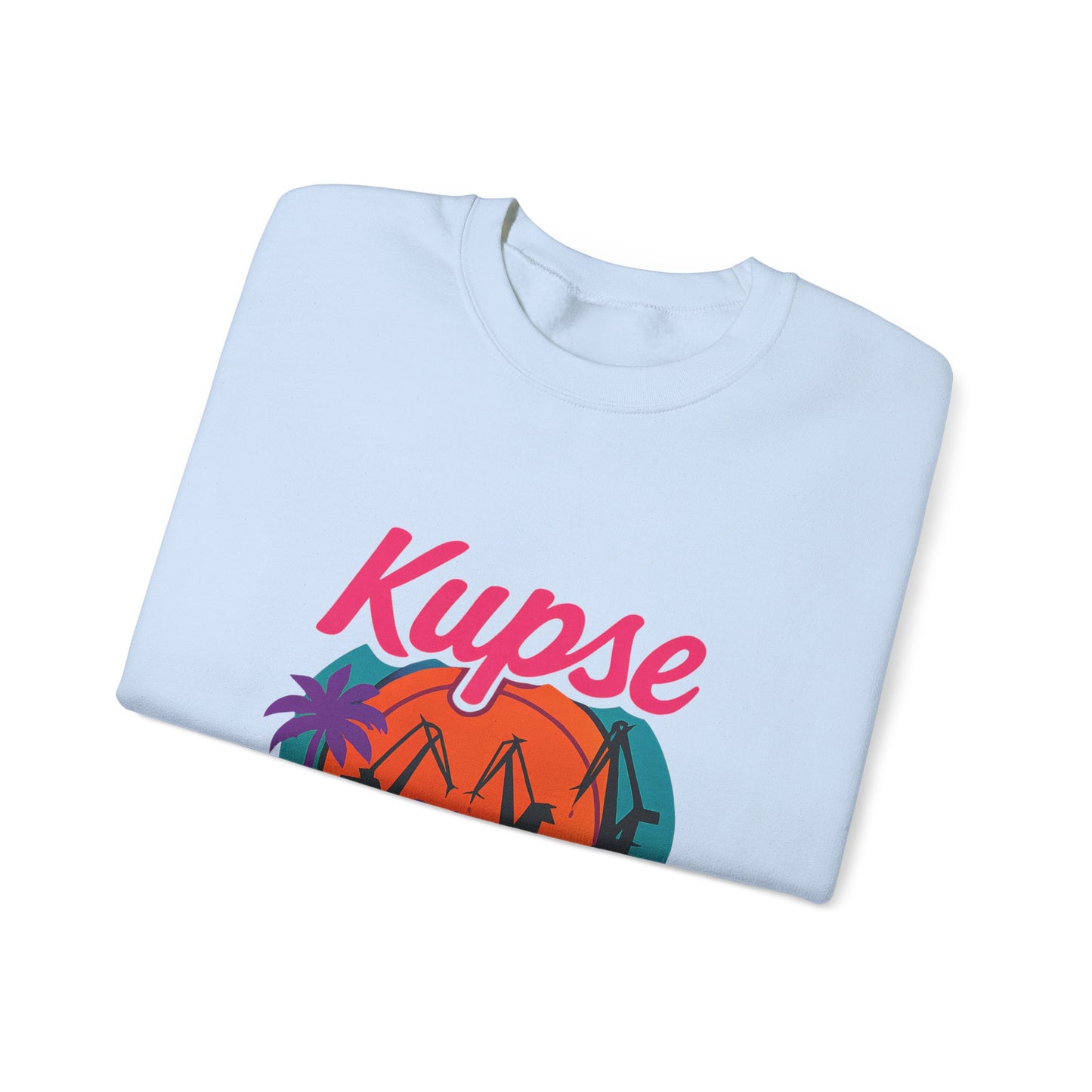 Bluza unisex z grafiką Kup Se Seas The Day – klasyczny crewneck i miejski styl