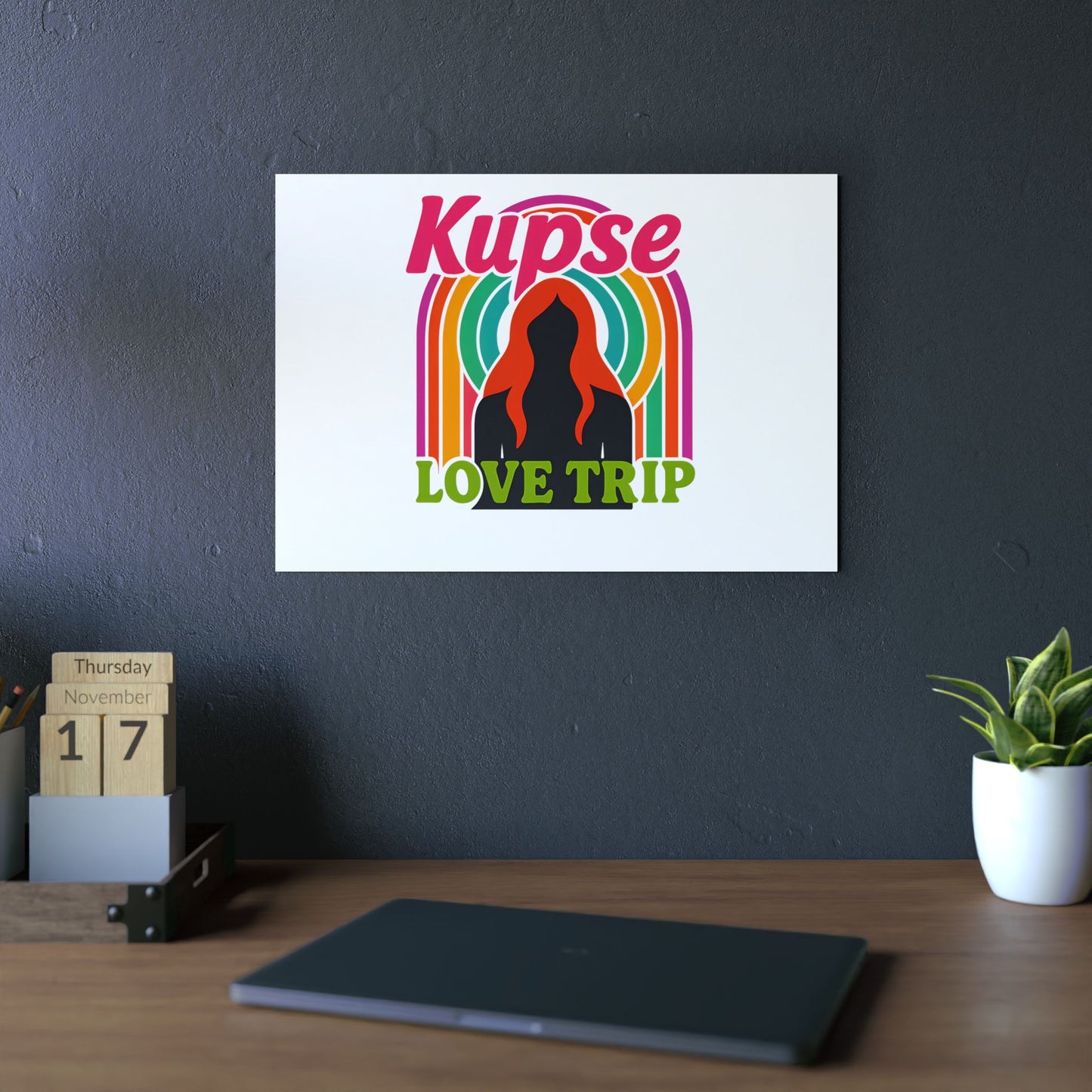 Obraz na panelu aluminiowym Love Trip – trwały wydruk w stylu Kup Se