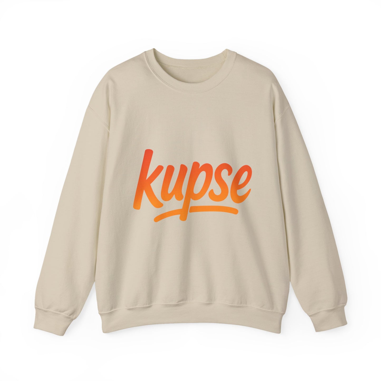 Bluza unisex z grafiką Kup Se Logo Orange – klasyczny crewneck i miejski styl