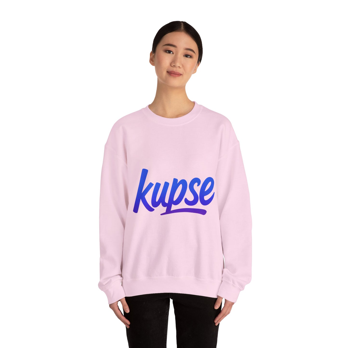 Bluza unisex z grafiką Kup Se Logo Blue – klasyczny crewneck i miejski styl