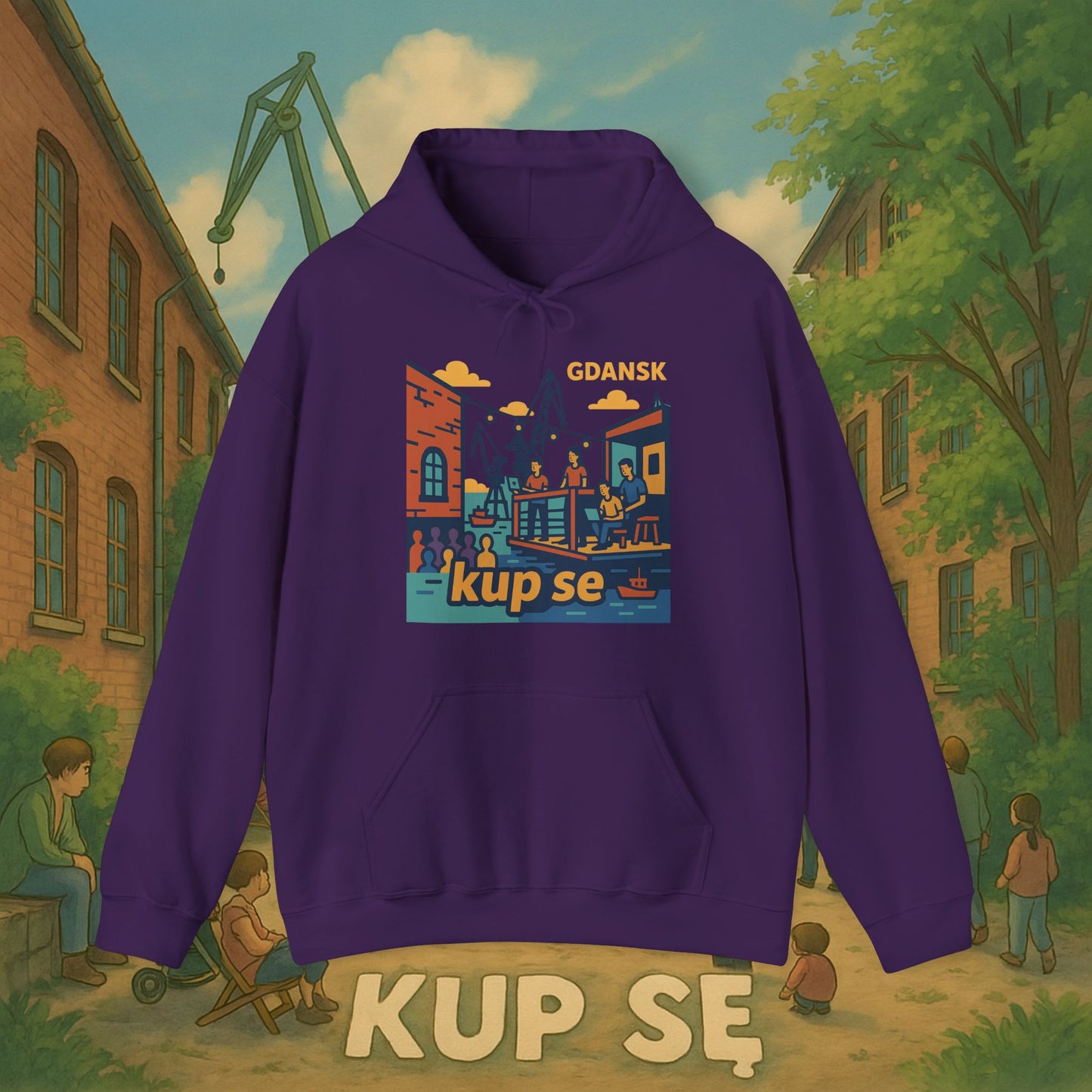 Unisex Heavy Blend Hoodie – Vibe – Kup Se