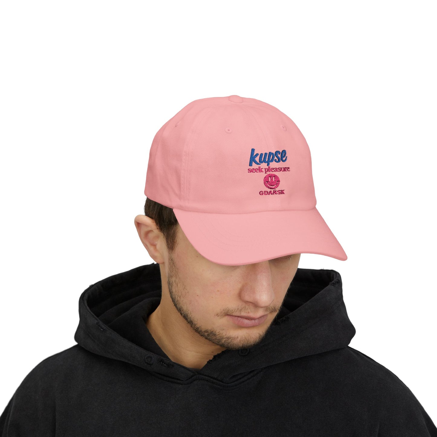 Czapka z daszkiem z grafiką Kup Se Seek Pleasure – modny Dad Cap z charakterem