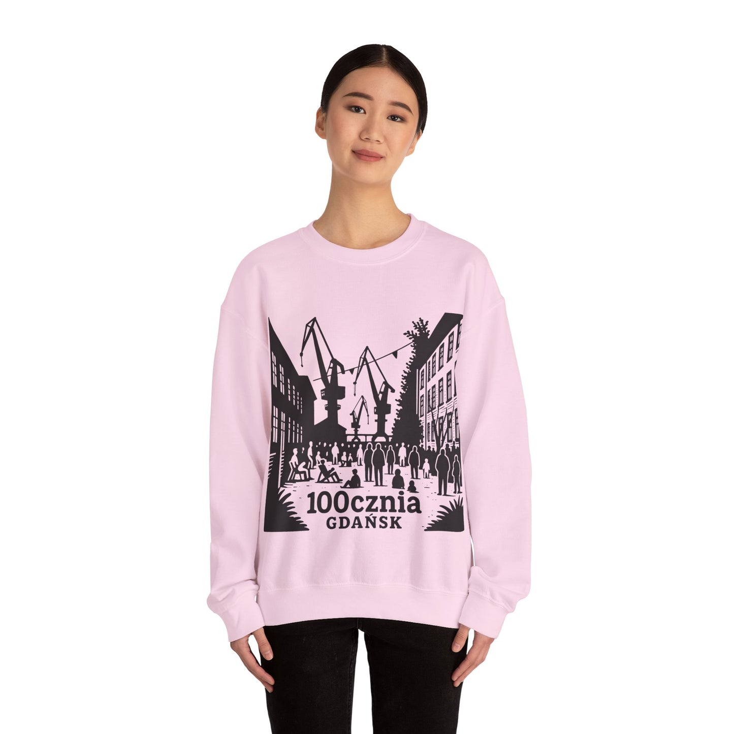 Bluza unisex z grafiką Kup Se 100cznia – klasyczny crewneck i miejski styl
