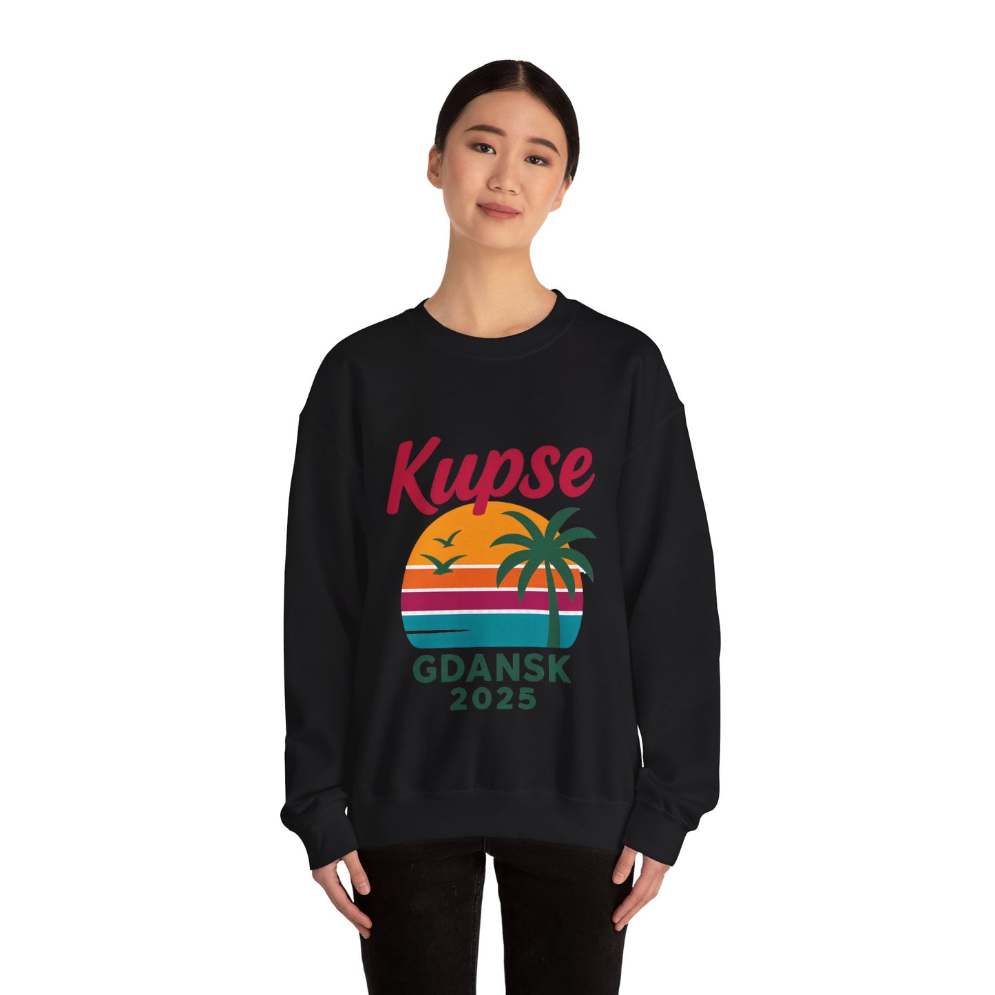 Bluza unisex z grafiką Kup Se 90s – klasyczny crewneck i miejski styl