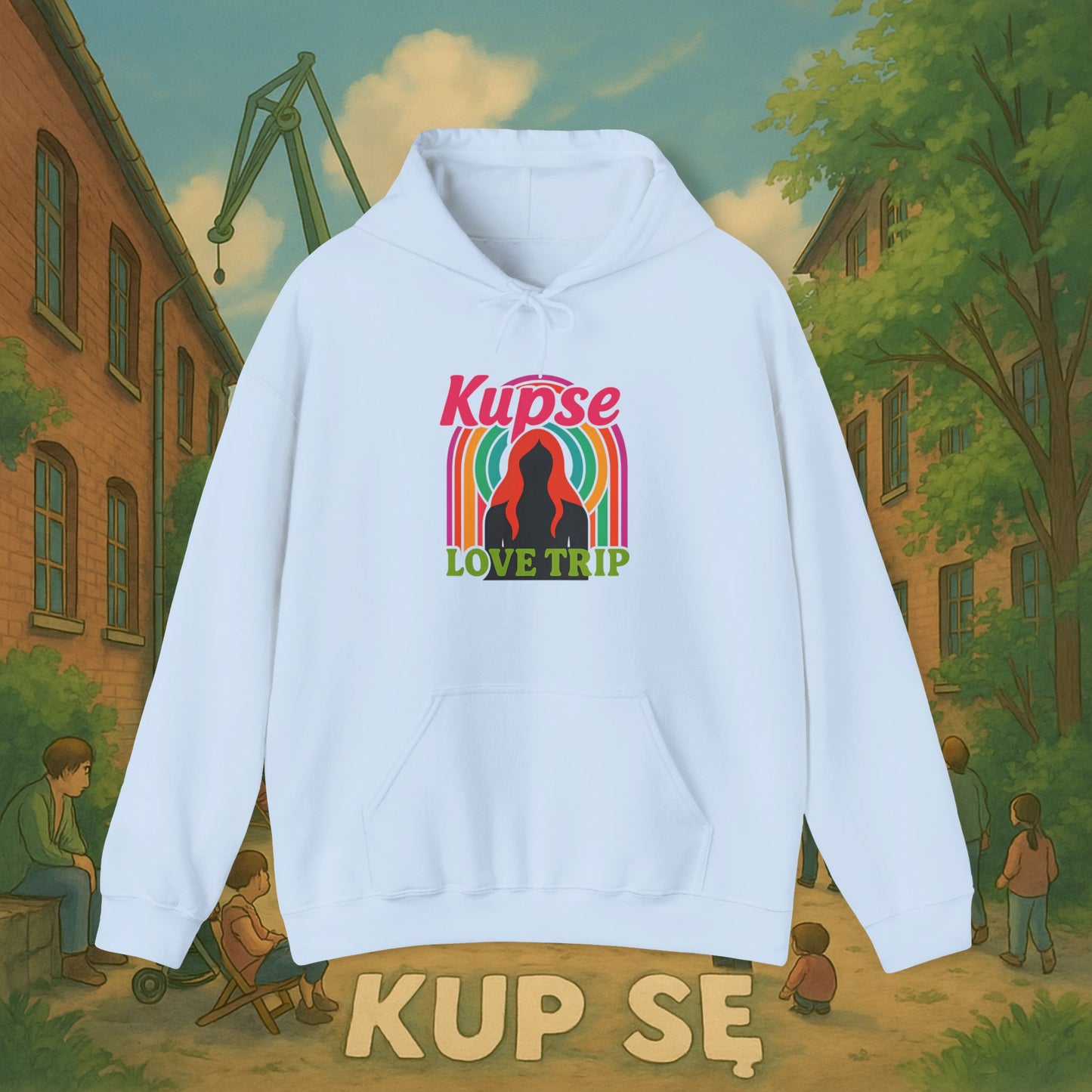 Unisex Heavy Blend Hoodie – Love Trip – Kup Se