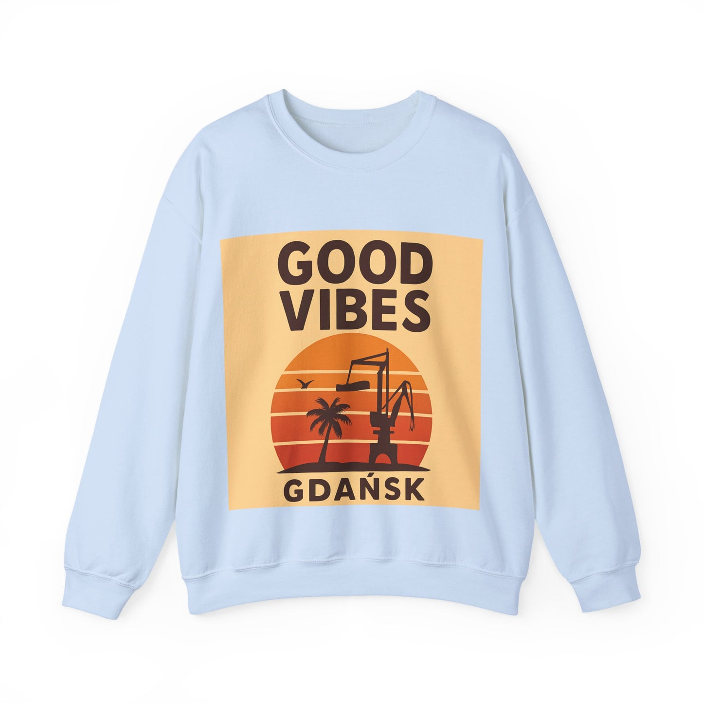 Bluza unisex z grafiką Kup Se Good Vibes Desert – klasyczny crewneck i miejski styl