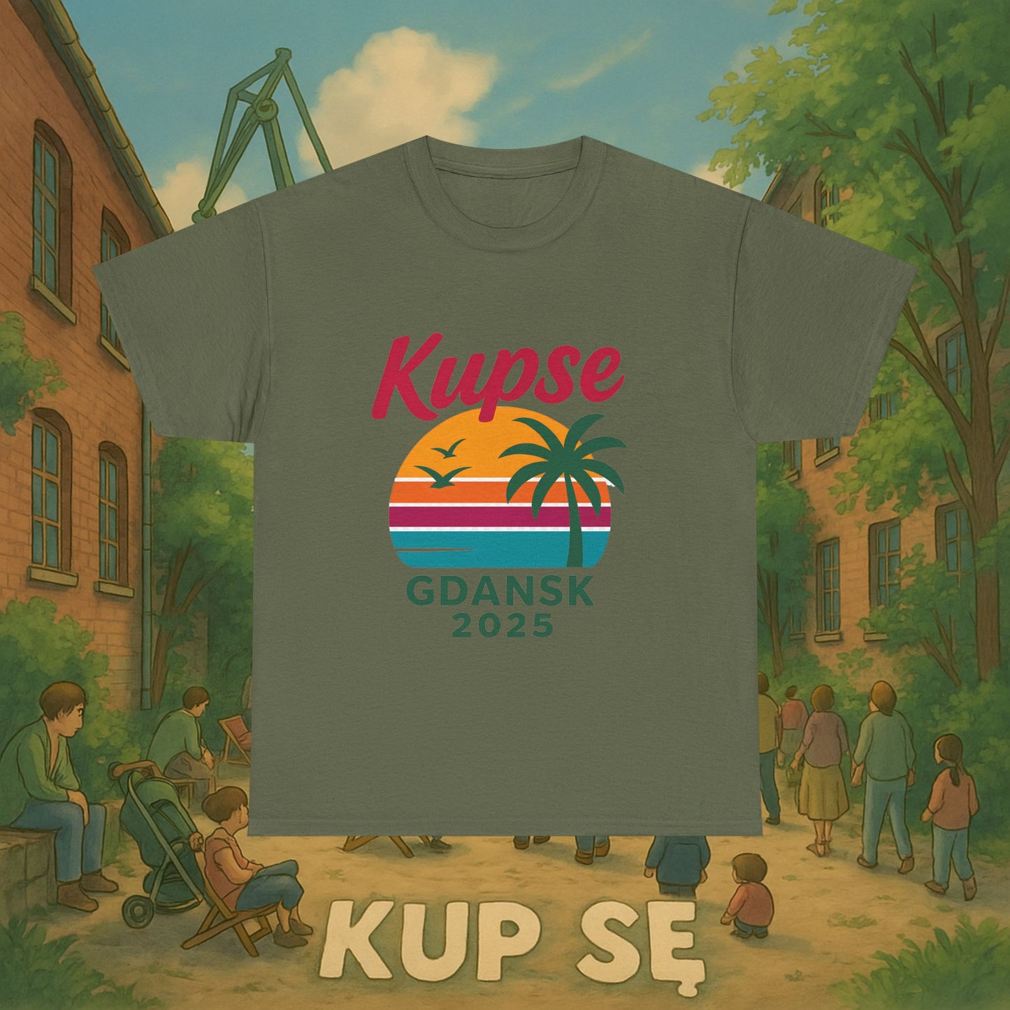 KupSe 90's Style t-shirt - Unisex Heavy Cotton Tee