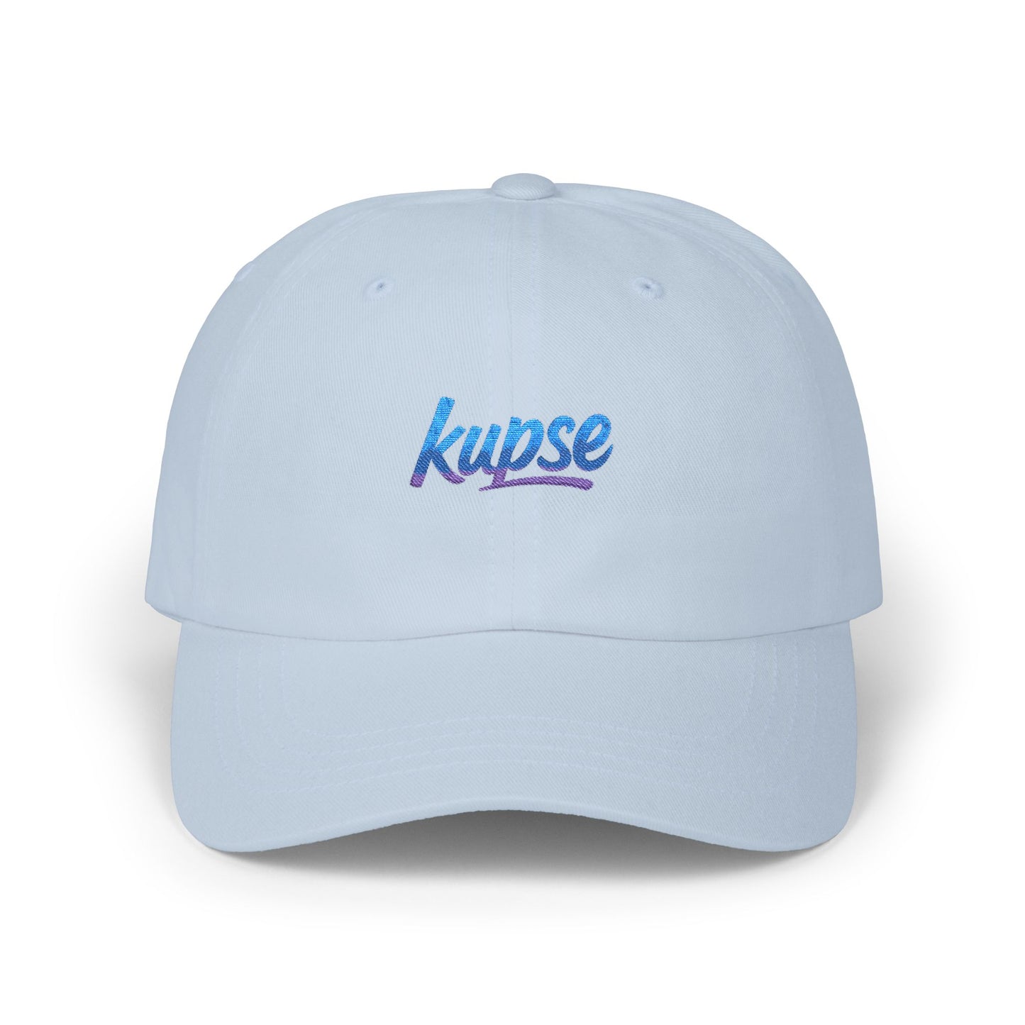 Czapka z daszkiem z grafiką Kup Se Logo Blue – modny Dad Cap z charakterem