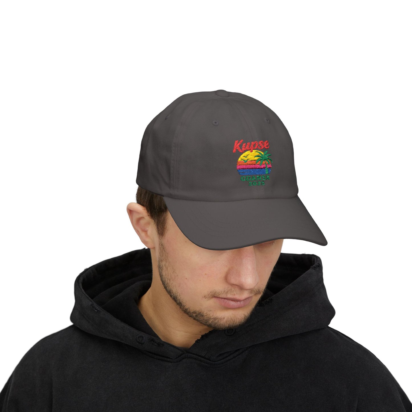 Czapka z daszkiem z grafiką Kup Se 90s – modny Dad Cap z charakterem