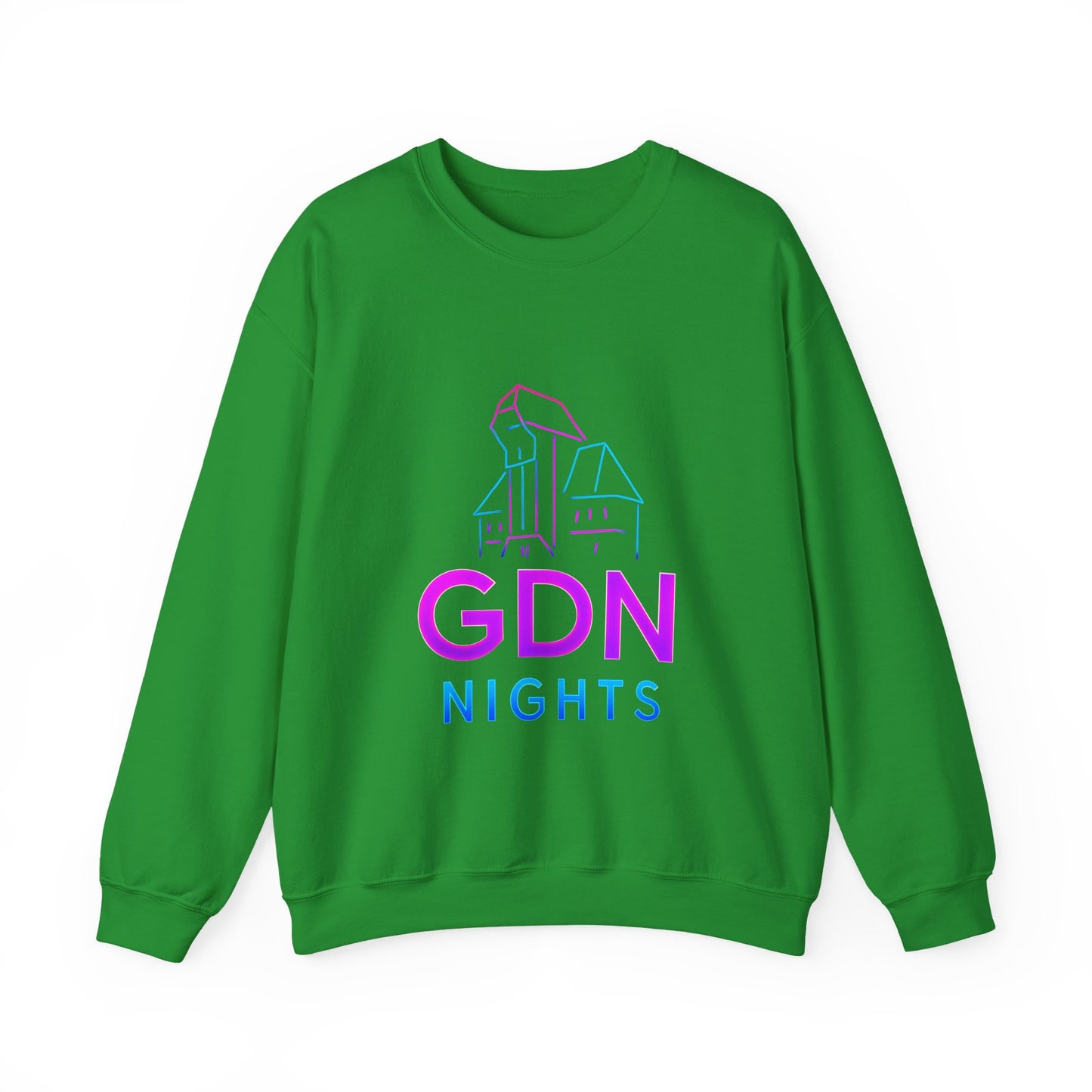 Bluza unisex z grafiką Kup Se GDN Nights – klasyczny crewneck i miejski styl