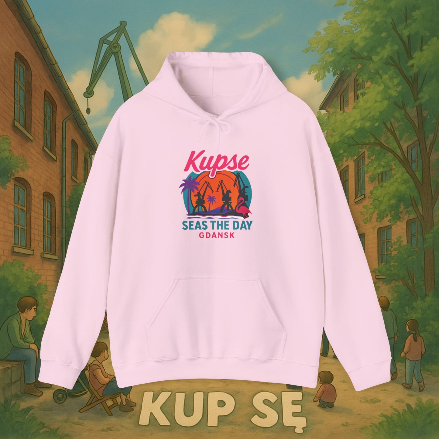 Unisex Heavy Blend Hoodie – Seas The Day – Kup Se