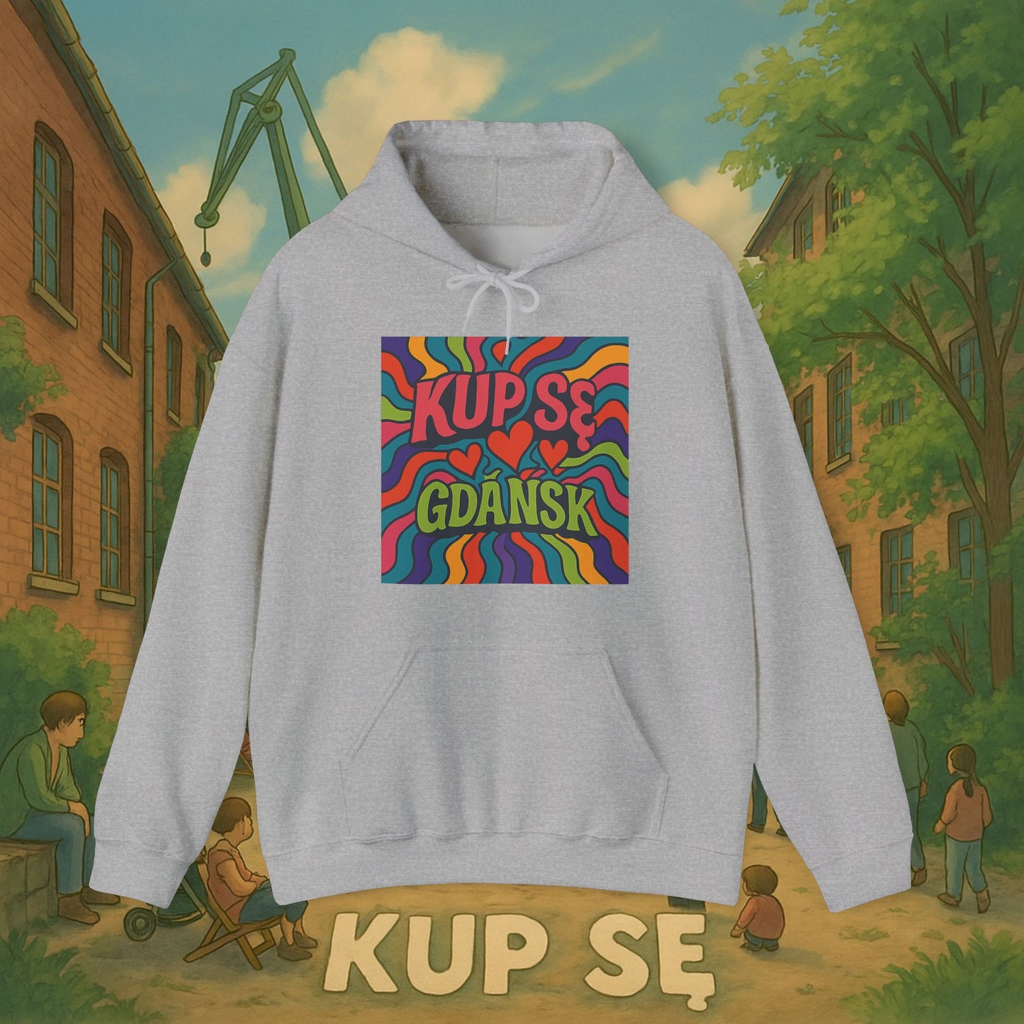 Unisex Heavy Blend Hoodie – Acid – Kup Se