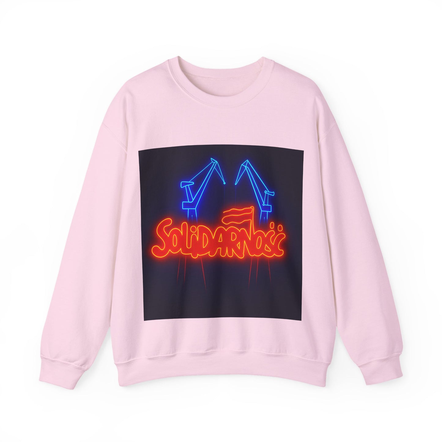 Bluza unisex z grafiką Kup Se Solidarność – klasyczny crewneck i miejski styl