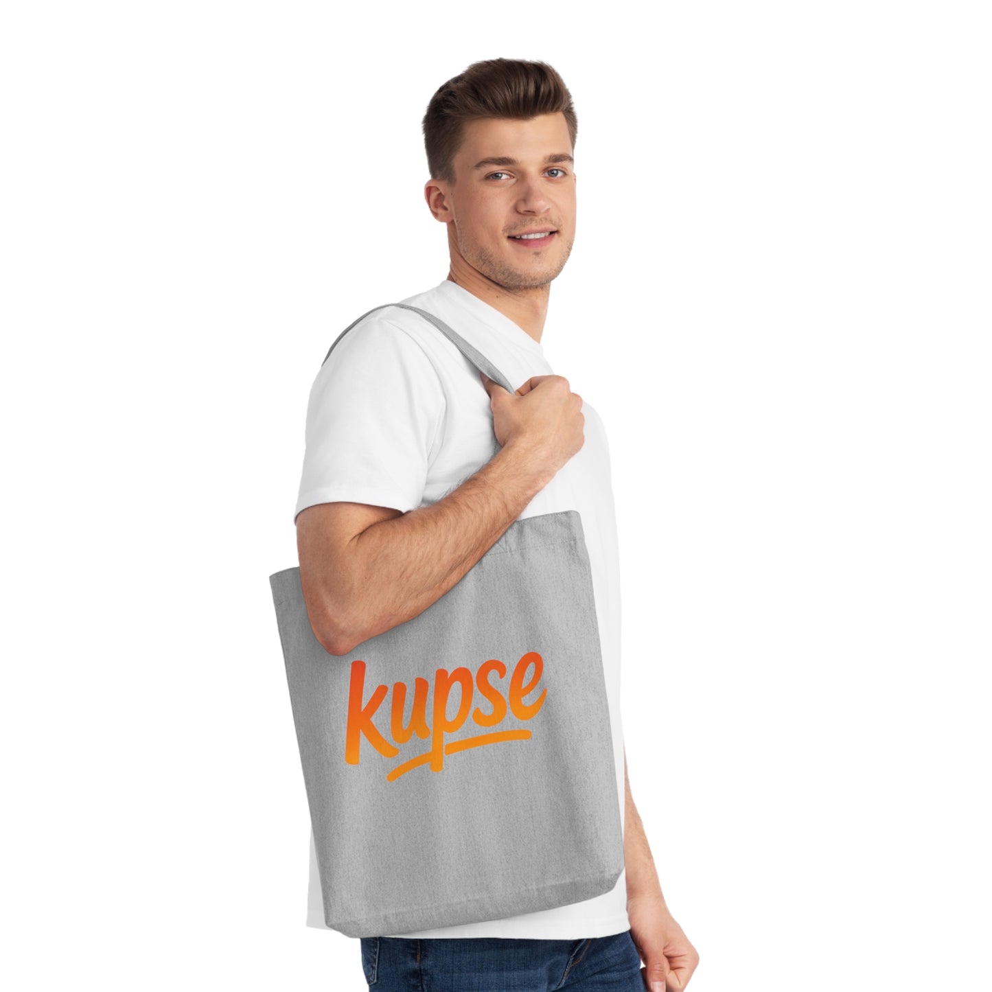 Tkana Torba na Ramię Kup Se Logo Orange – Styl i Ekologia w Jednym