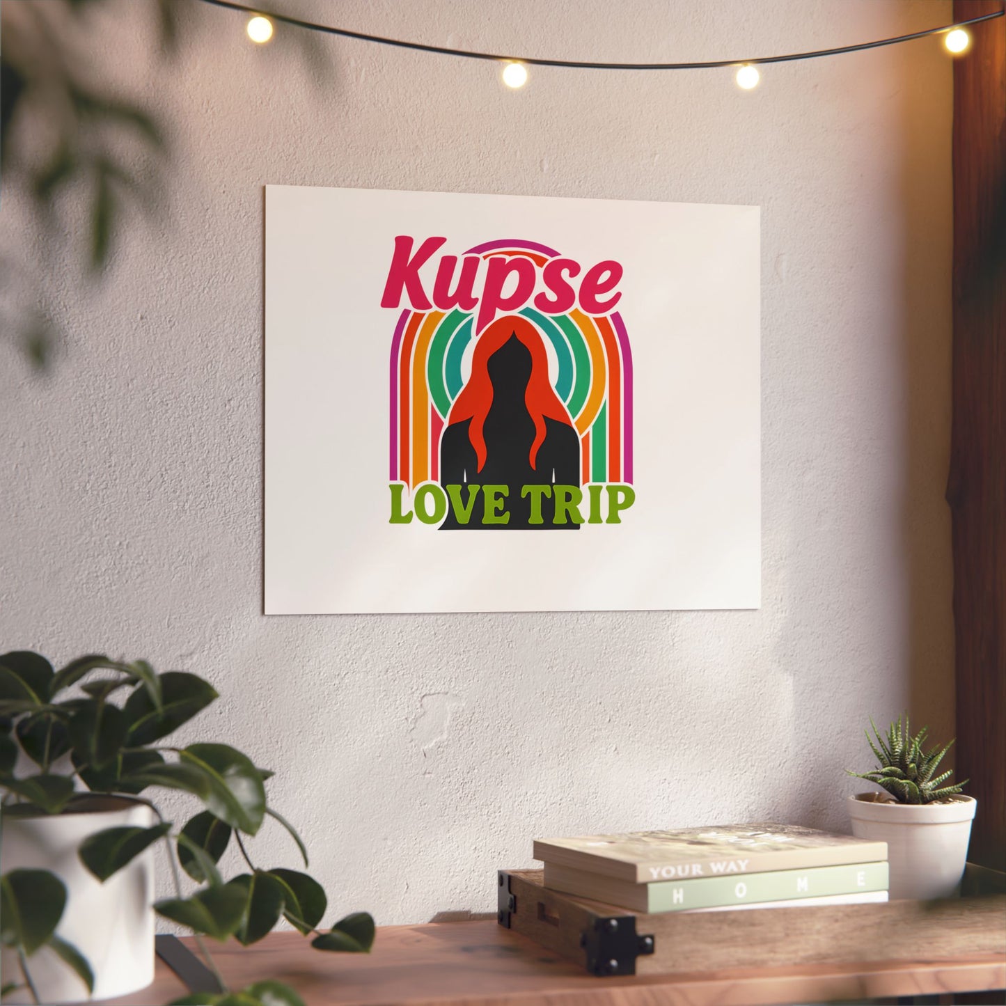 Obraz na panelu aluminiowym Love Trip – trwały wydruk w stylu Kup Se
