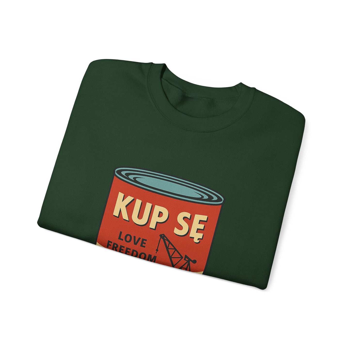 Bluza unisex z grafiką Kup Se Campbell– klasyczny crewneck i miejski styl